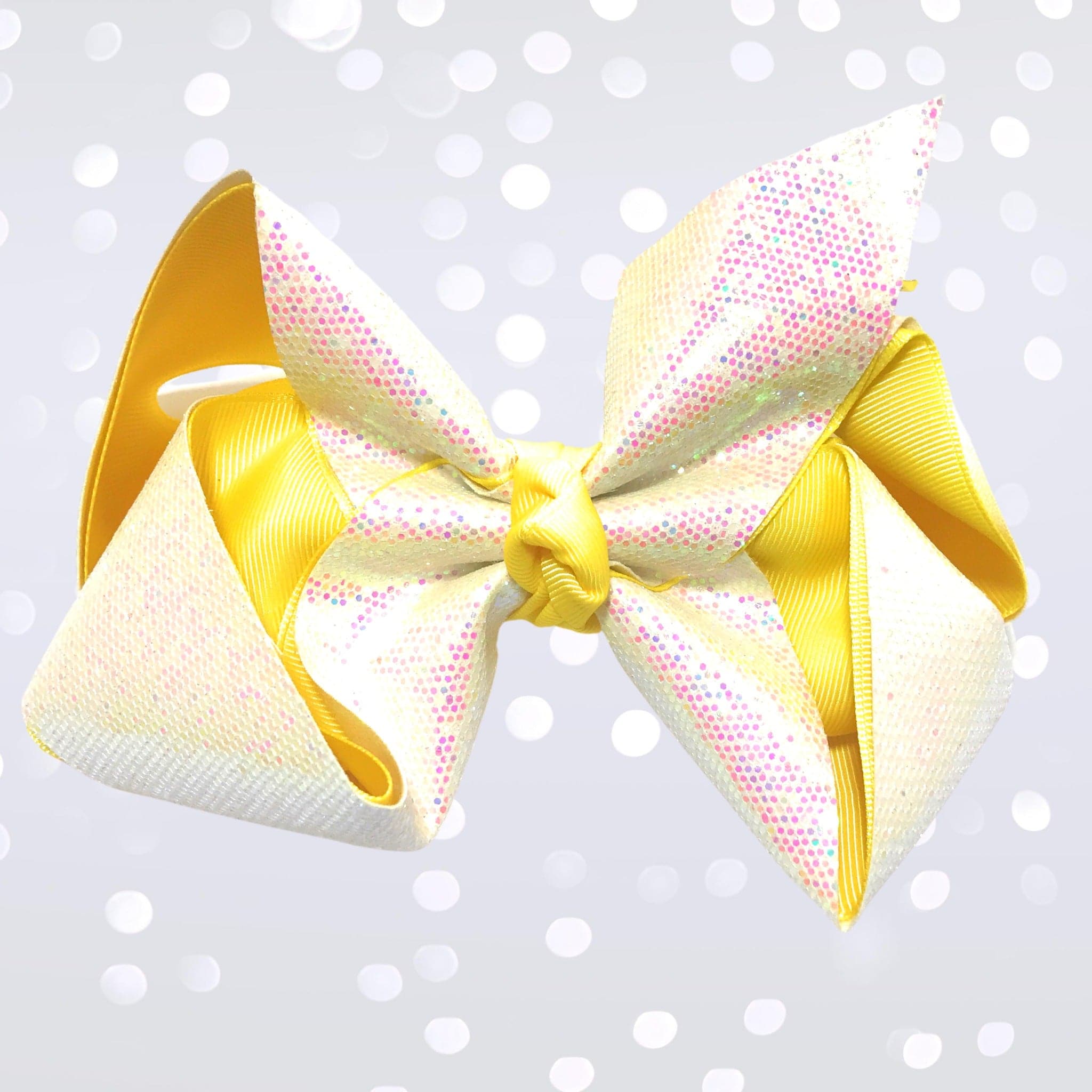 Girls Large Sparkle Cheer And Dance Hair Bows