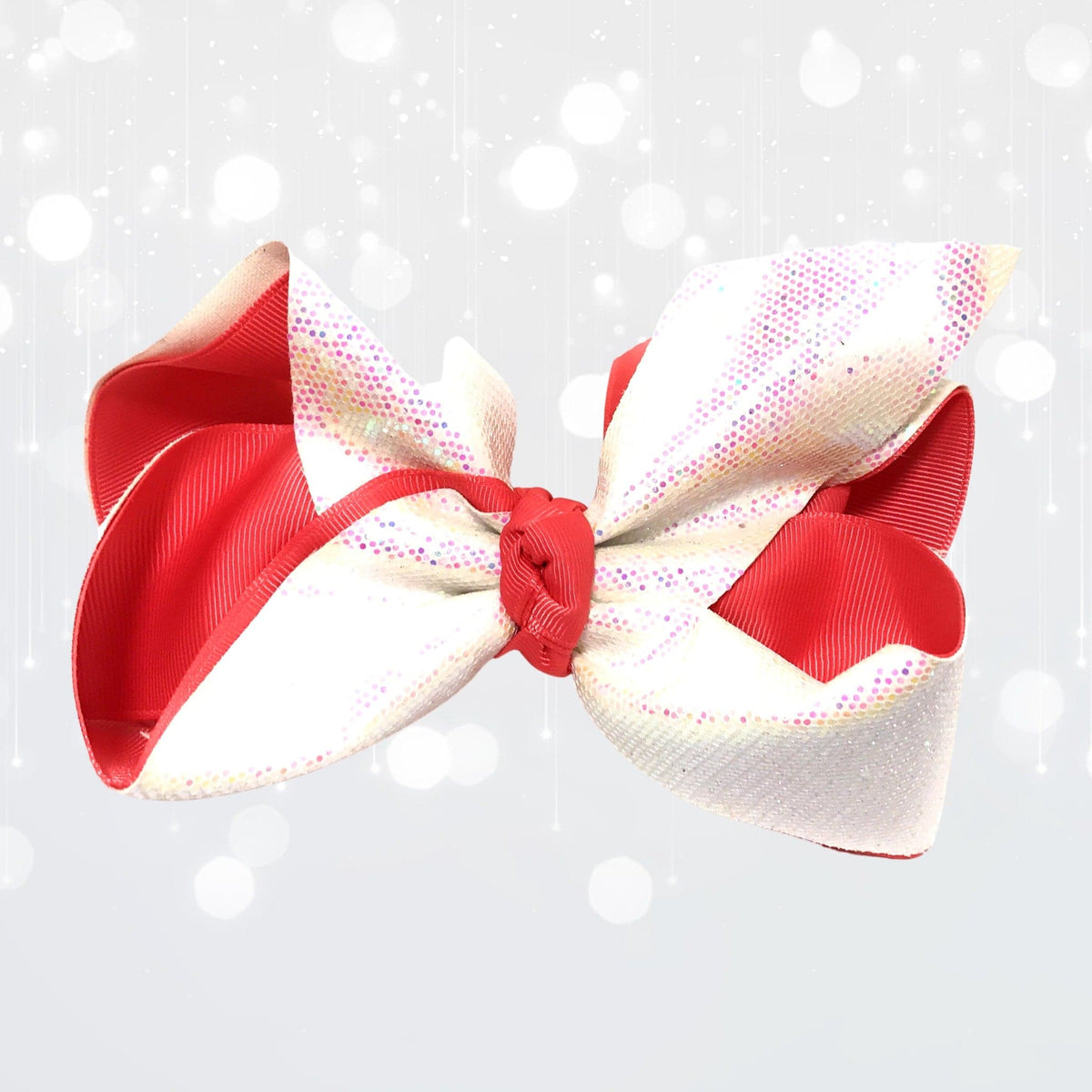 Girls Large Sparkle Cheer And Dance Hair Bows