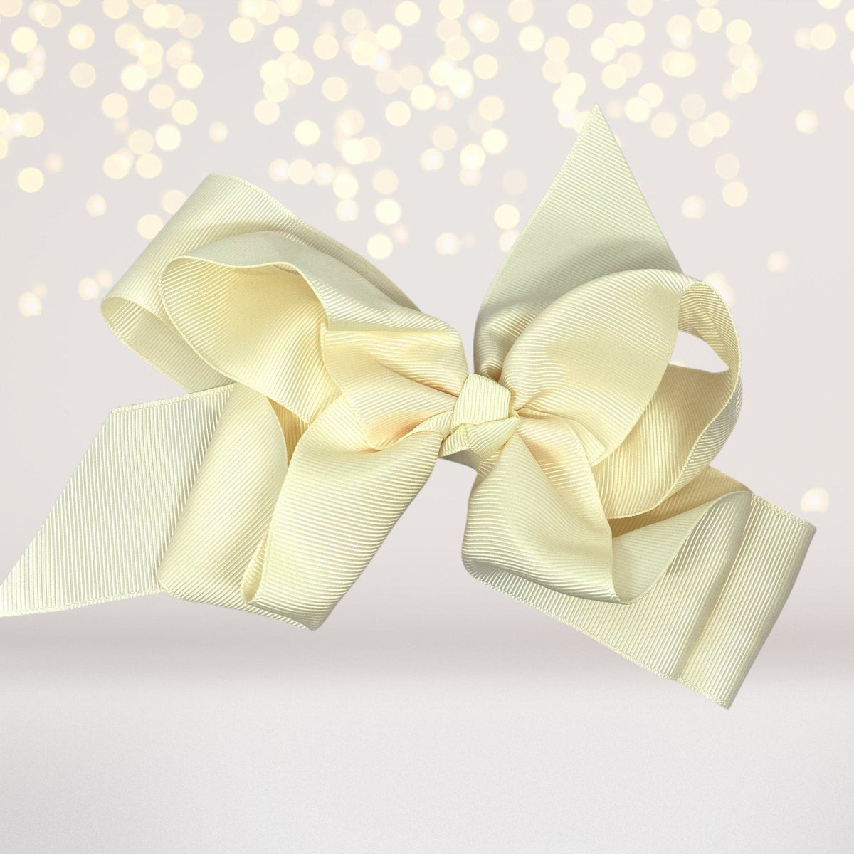 Girls Layered Basic Bow With Tails