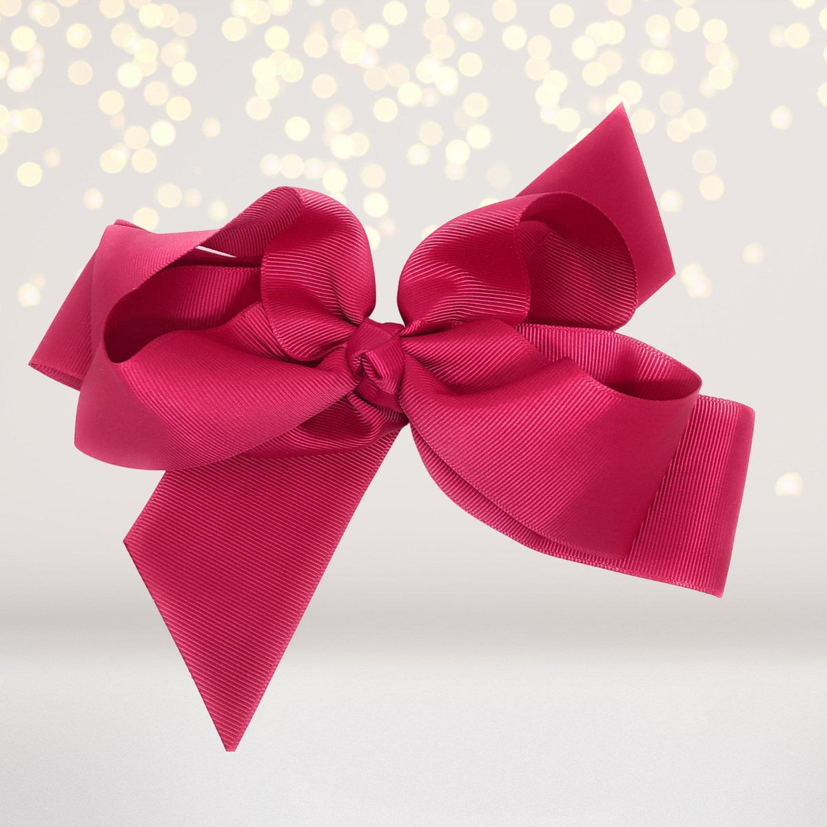 Girls Layered Basic Bow With Tails