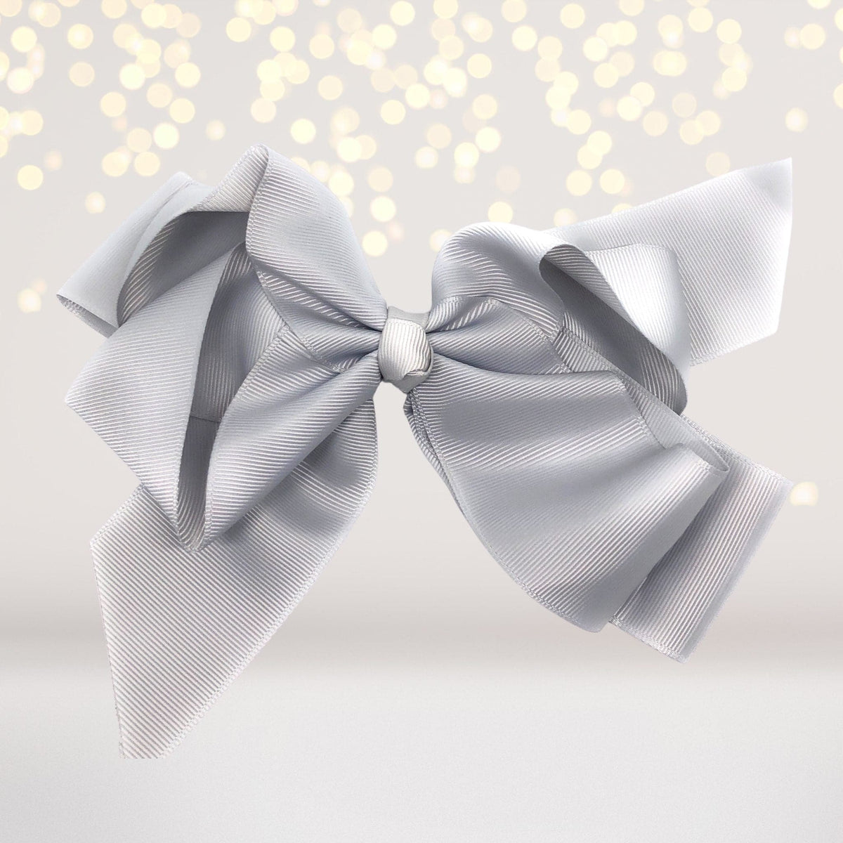 Girls Layered Basic Bow With Tails