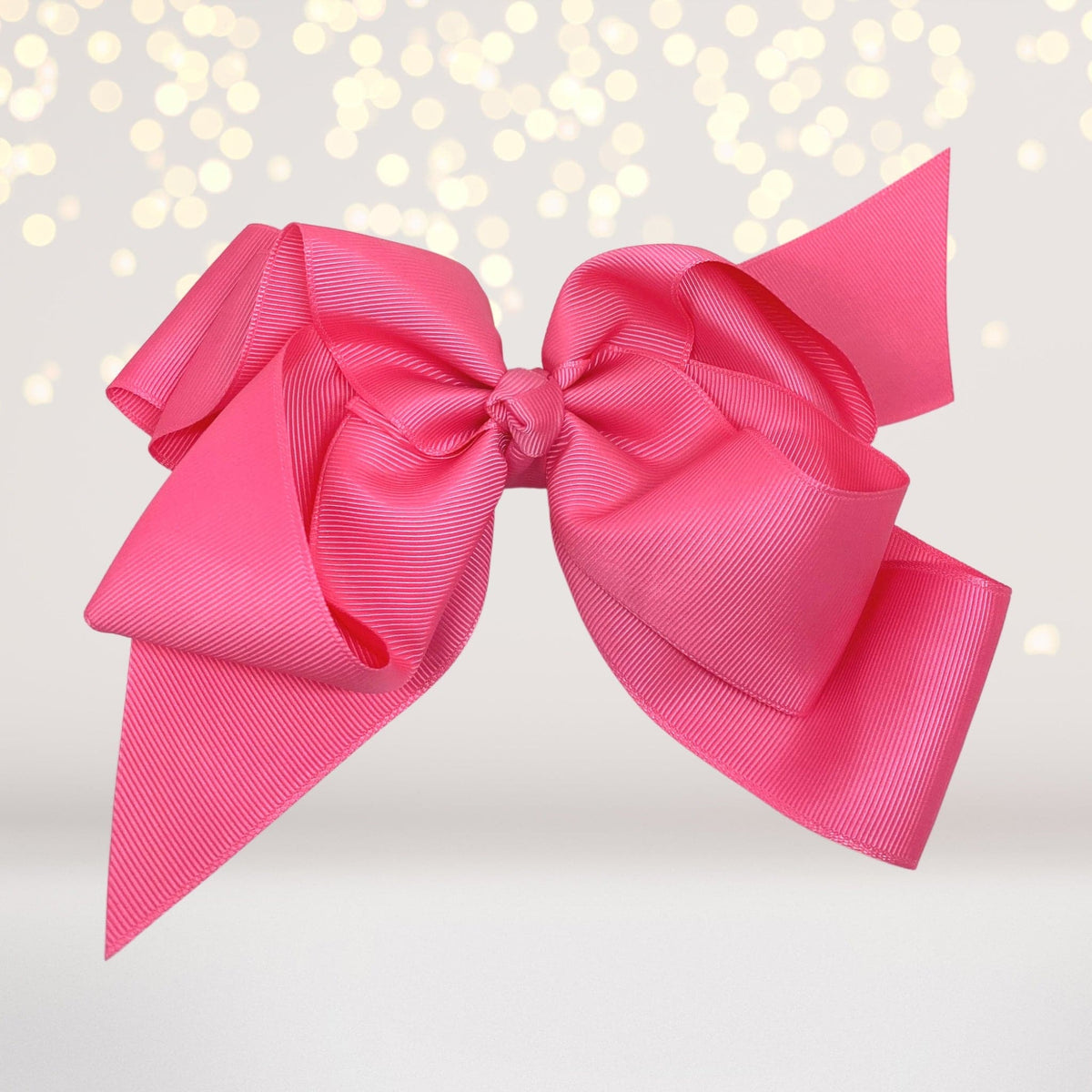 Girls Layered Basic Bow With Tails