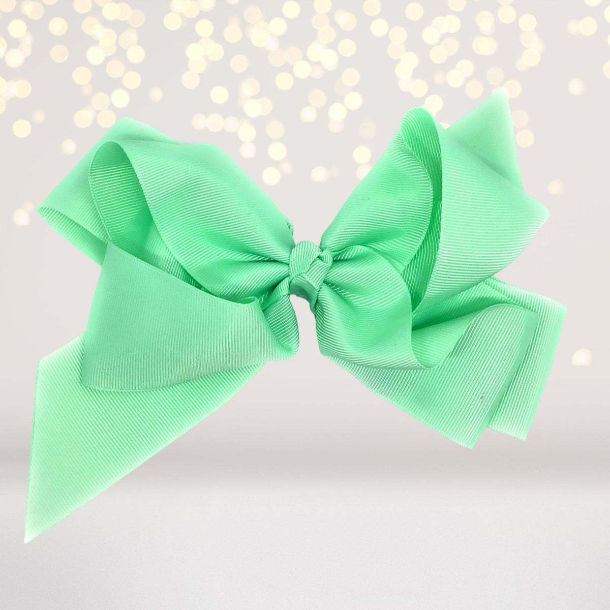 Girls Layered Basic Bow With Tails