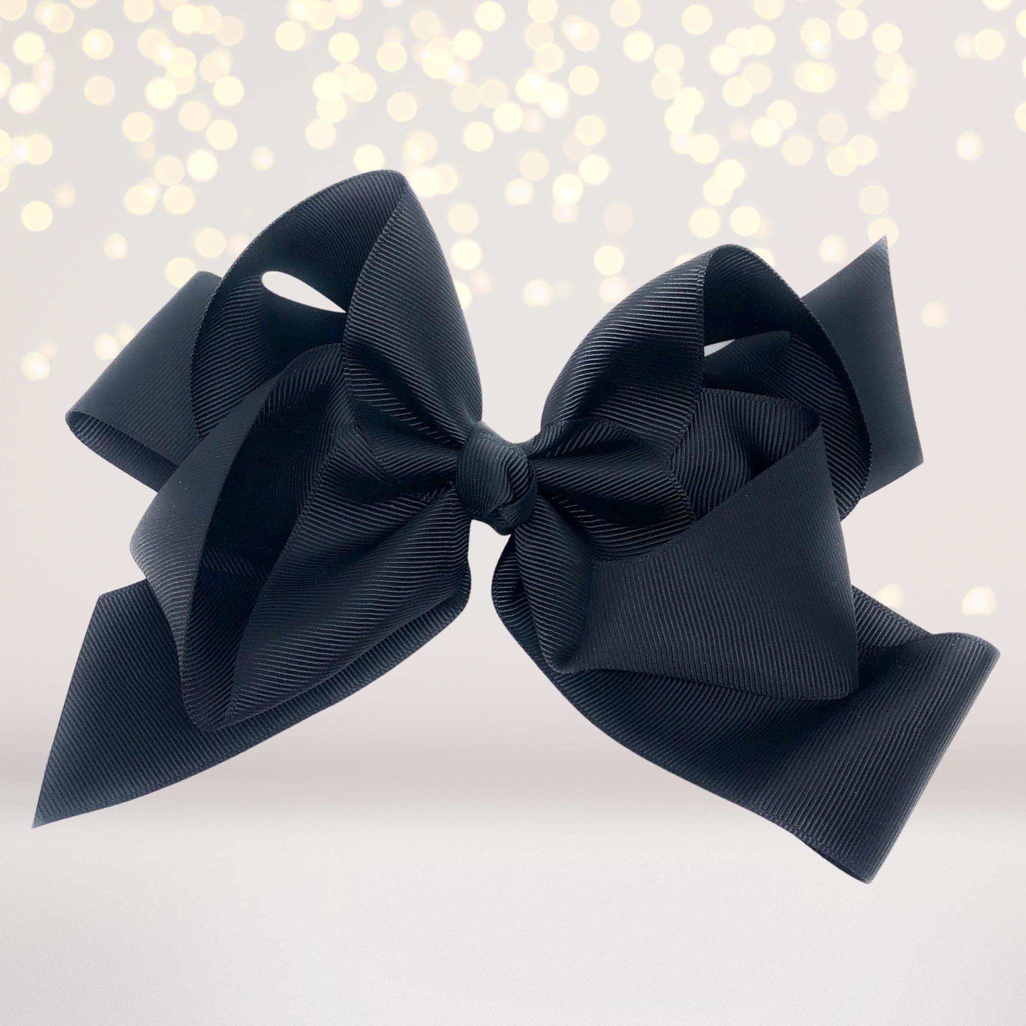 Girls Layered Basic Bow With Tails