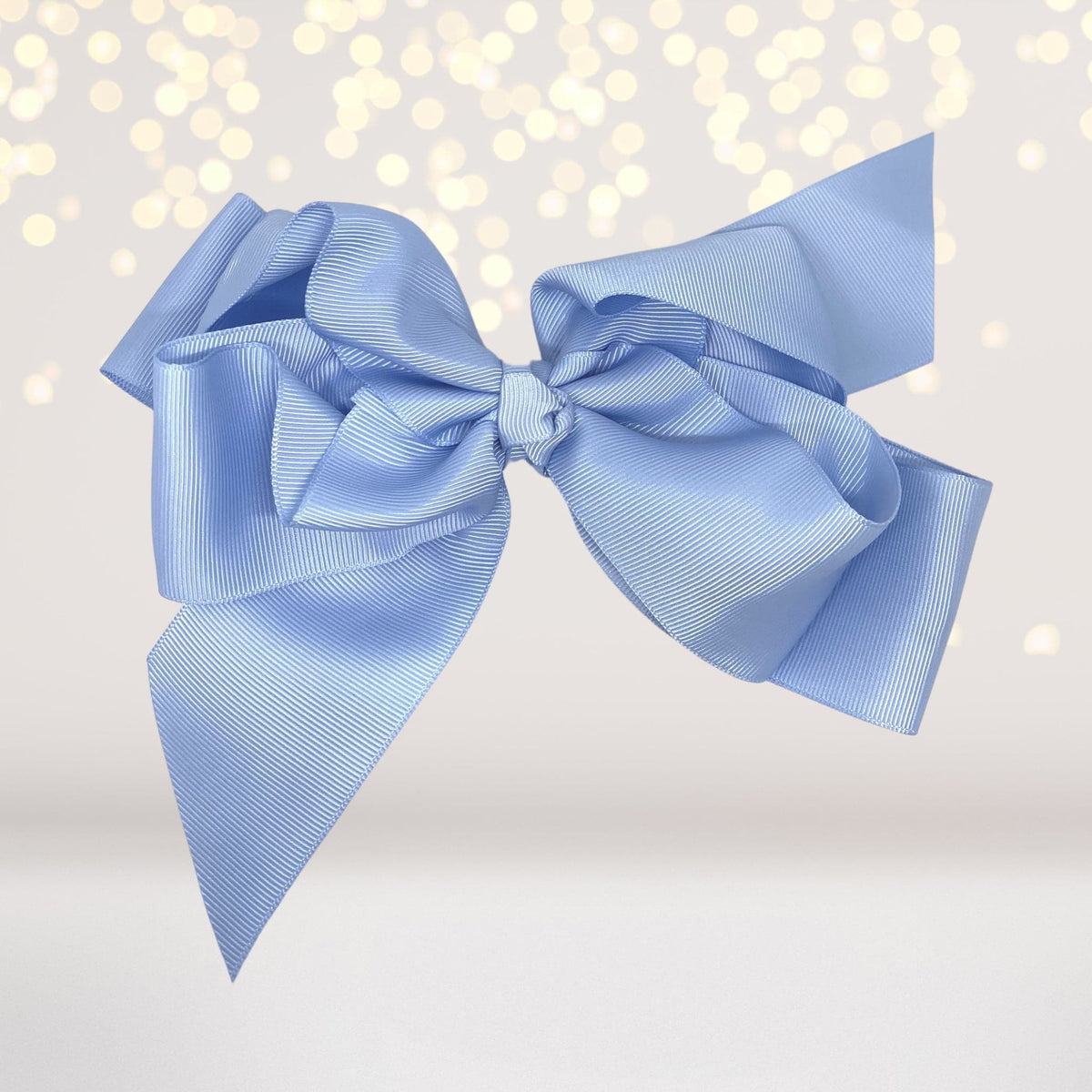 Girls Layered Basic Bow With Tails