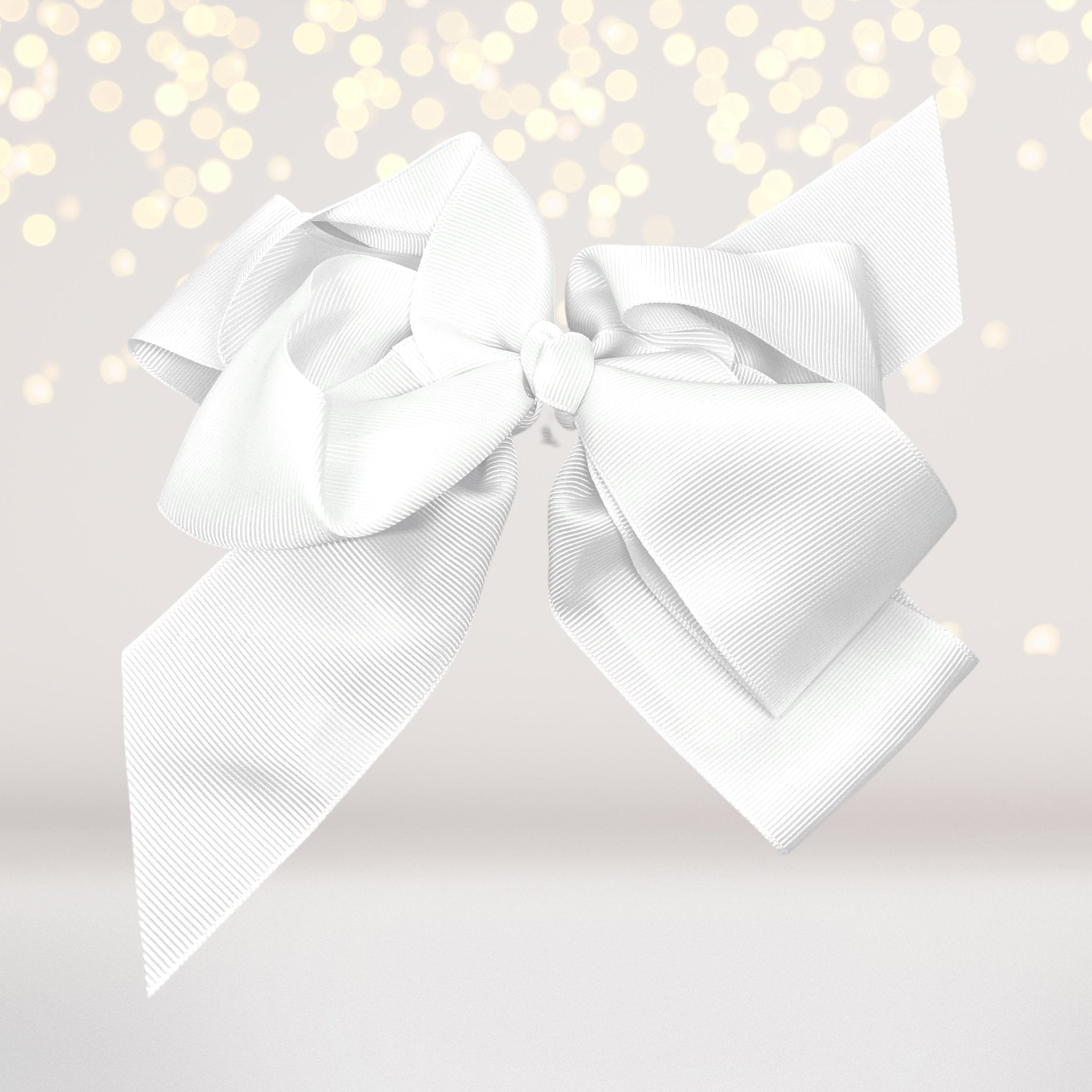 Girls Layered Basic Bow With Tails