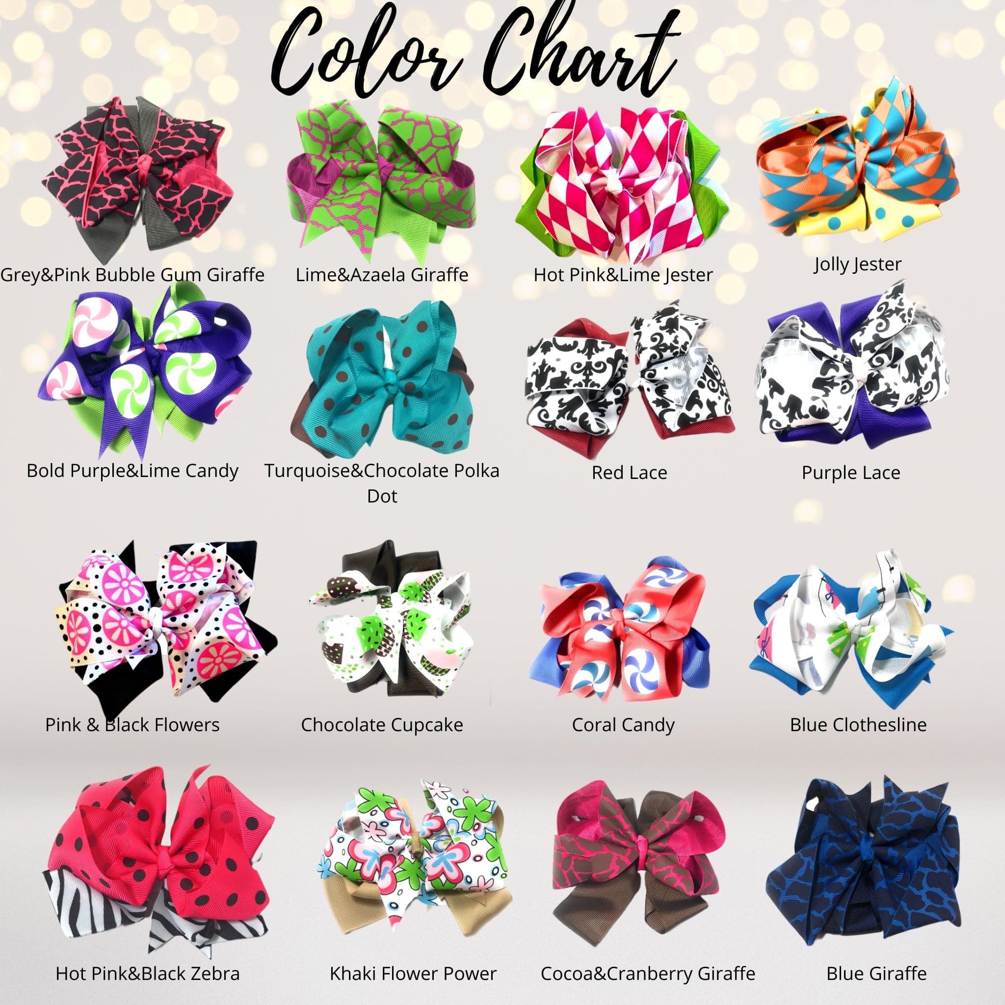 Girls Layered Boutique Hair Bow
