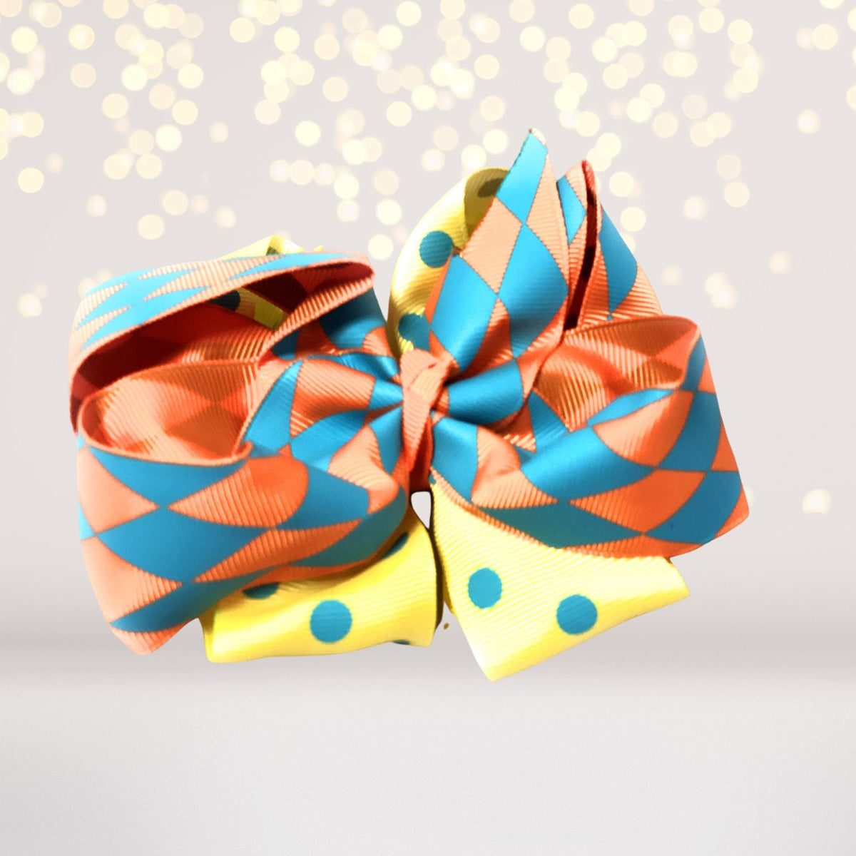 Girls Layered Boutique Hair Bow