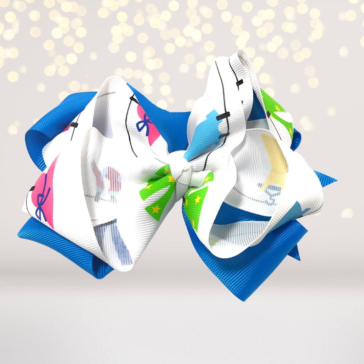 Girls Layered Boutique Hair Bow