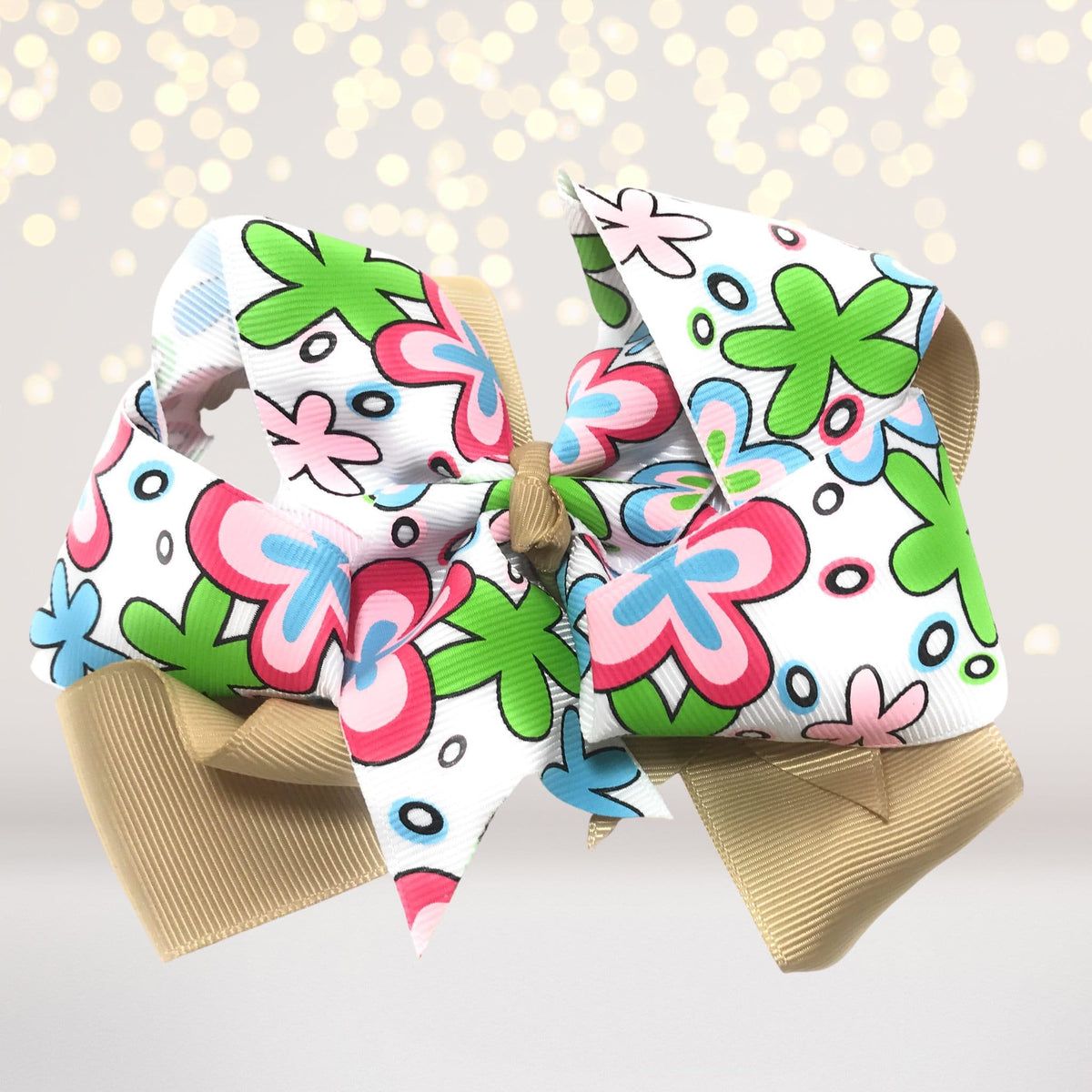 Girls Layered Boutique Hair Bow