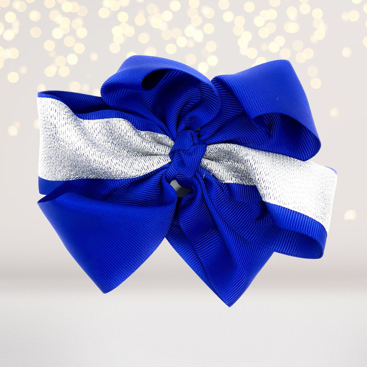 Girls Metallic Shimmer Boutique Bow