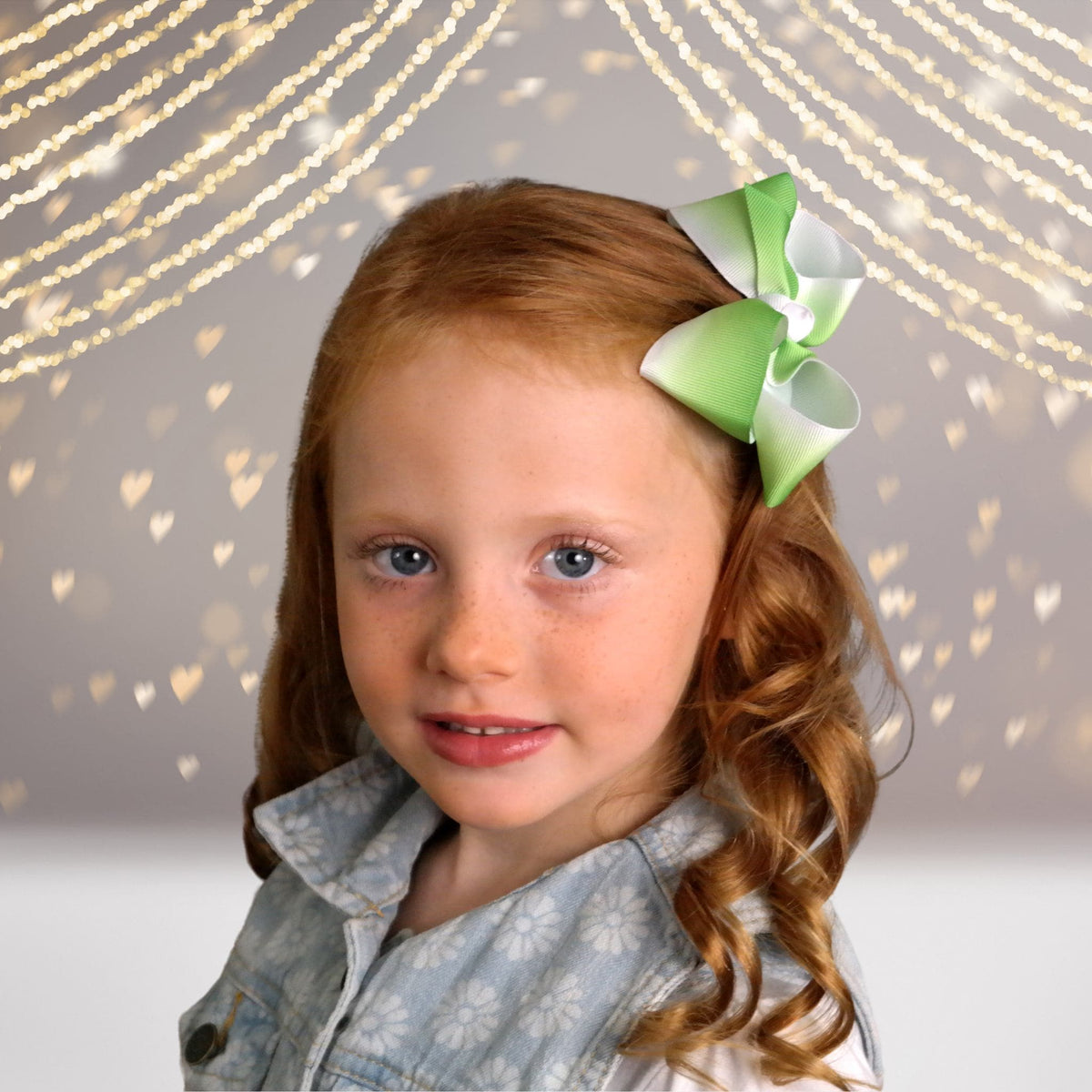 Girls Ombre Gradient Or Faded Hair Bow
