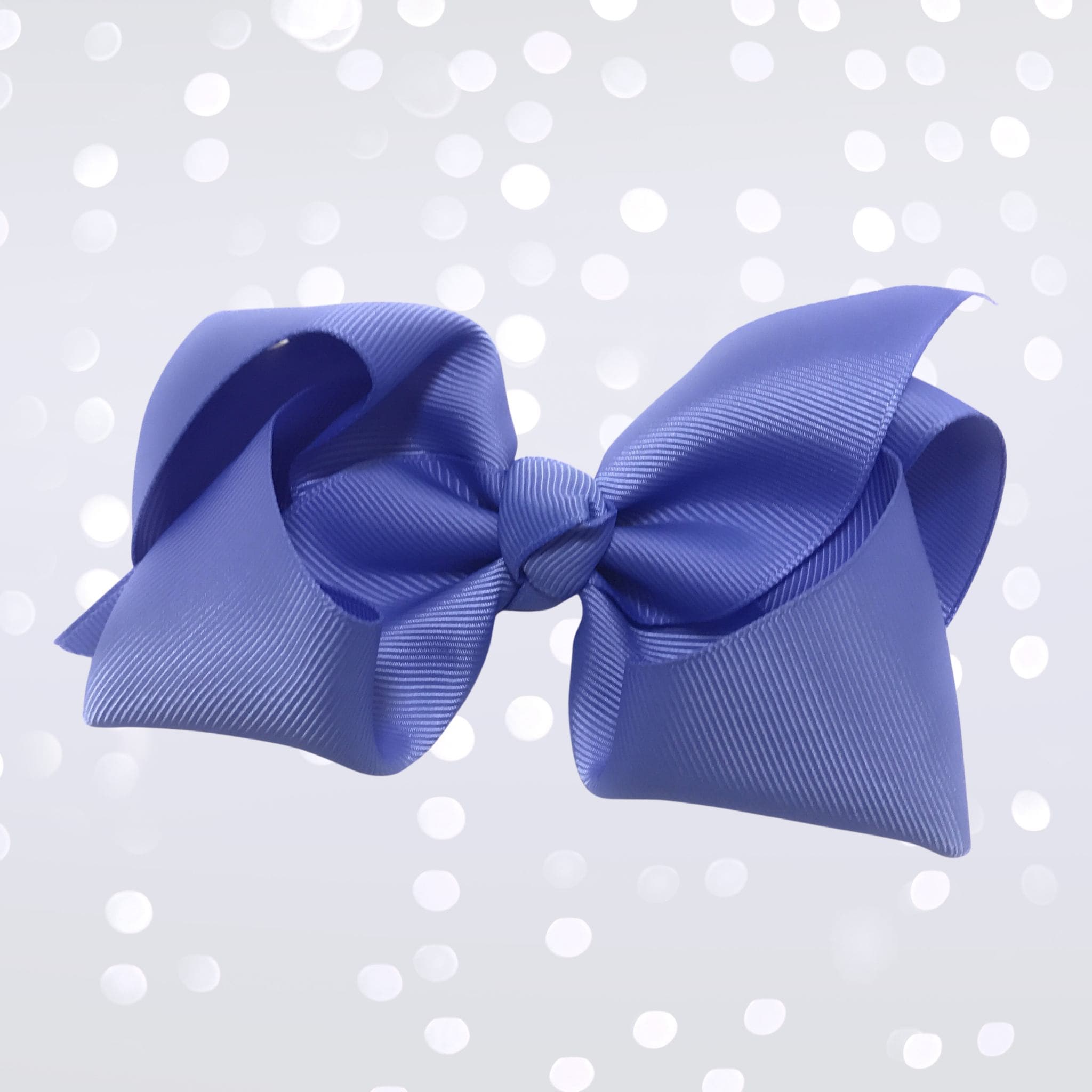Girls Small Chunky Hair Bow, Small Basic Hair Bow