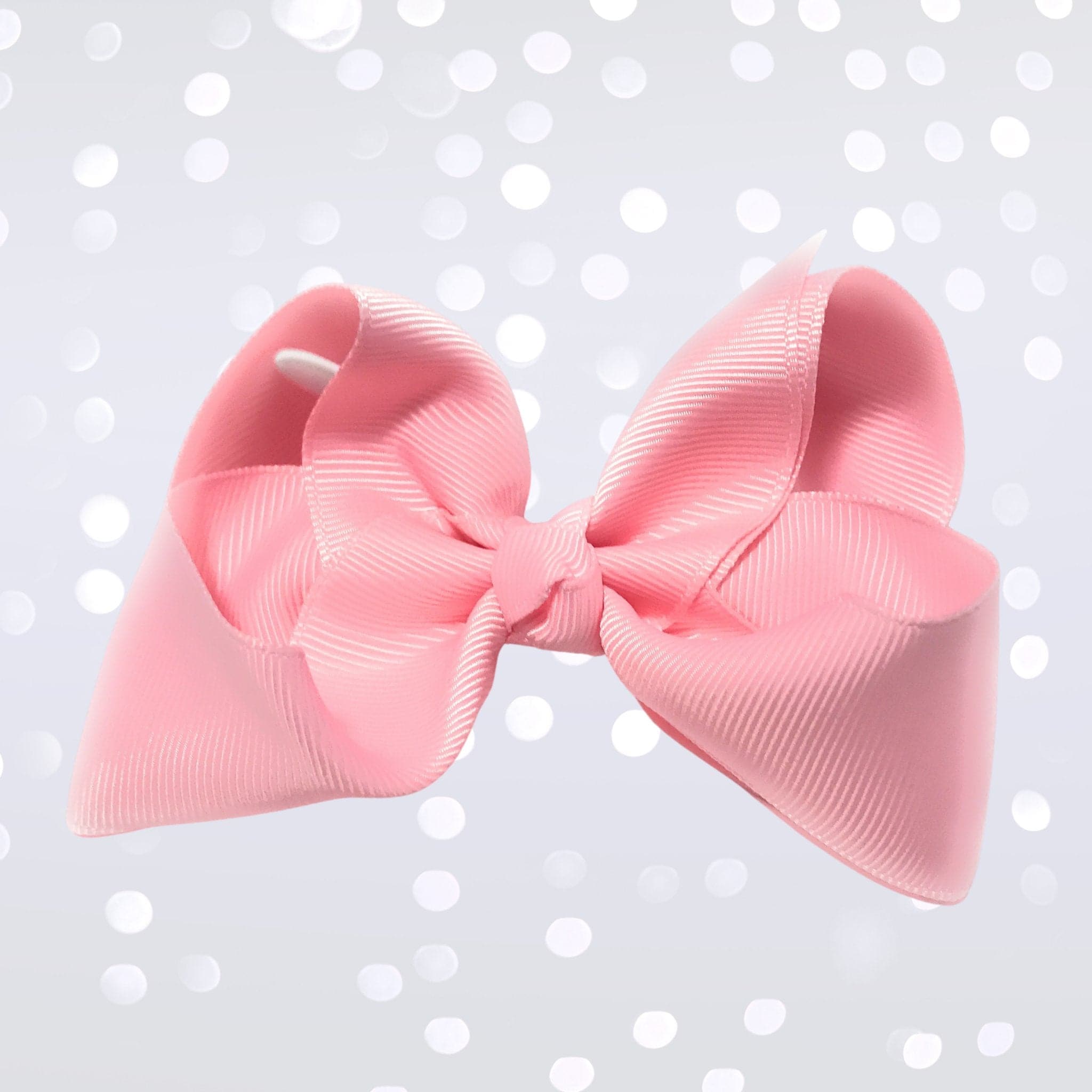 Girls Small Chunky Hair Bow, Small Basic Hair Bow