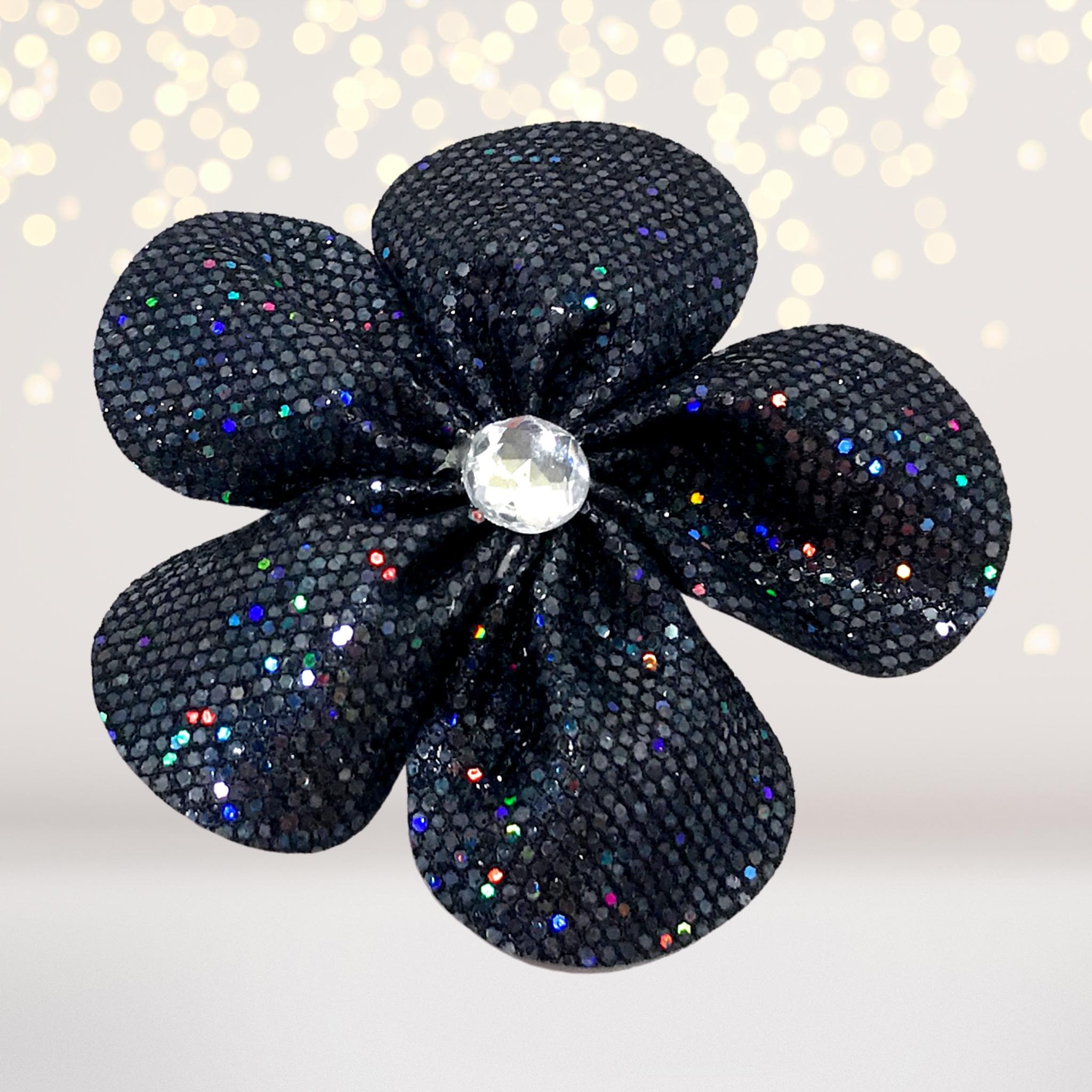 Girls Sparkling Glitter Fairy Hair Flowers