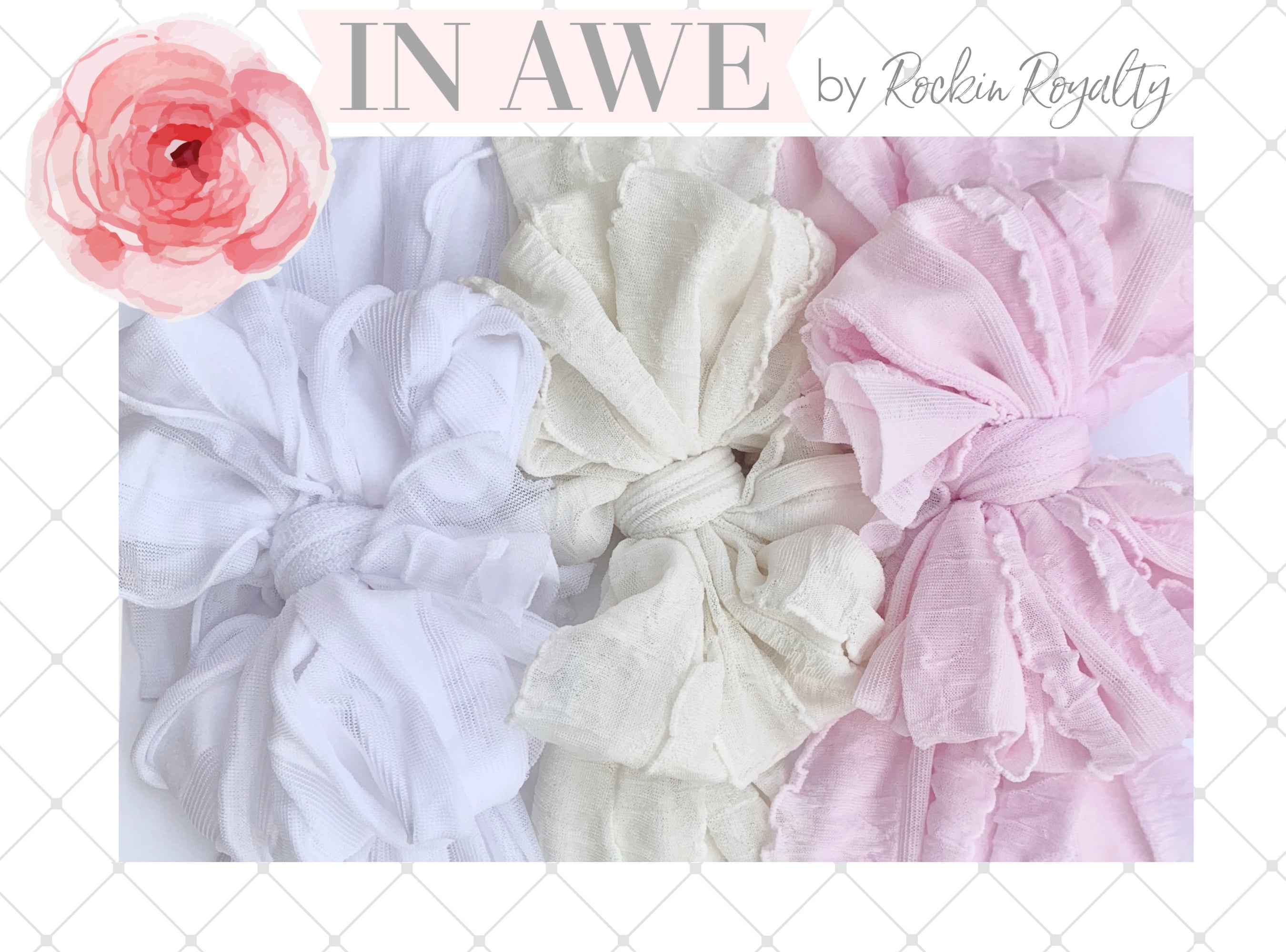 Girly Girl Headband 3 Pack Set