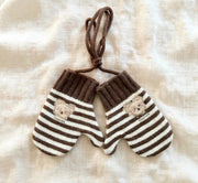 Kids Winter Gloves With String | Warm Toddler Mittens 2-5y