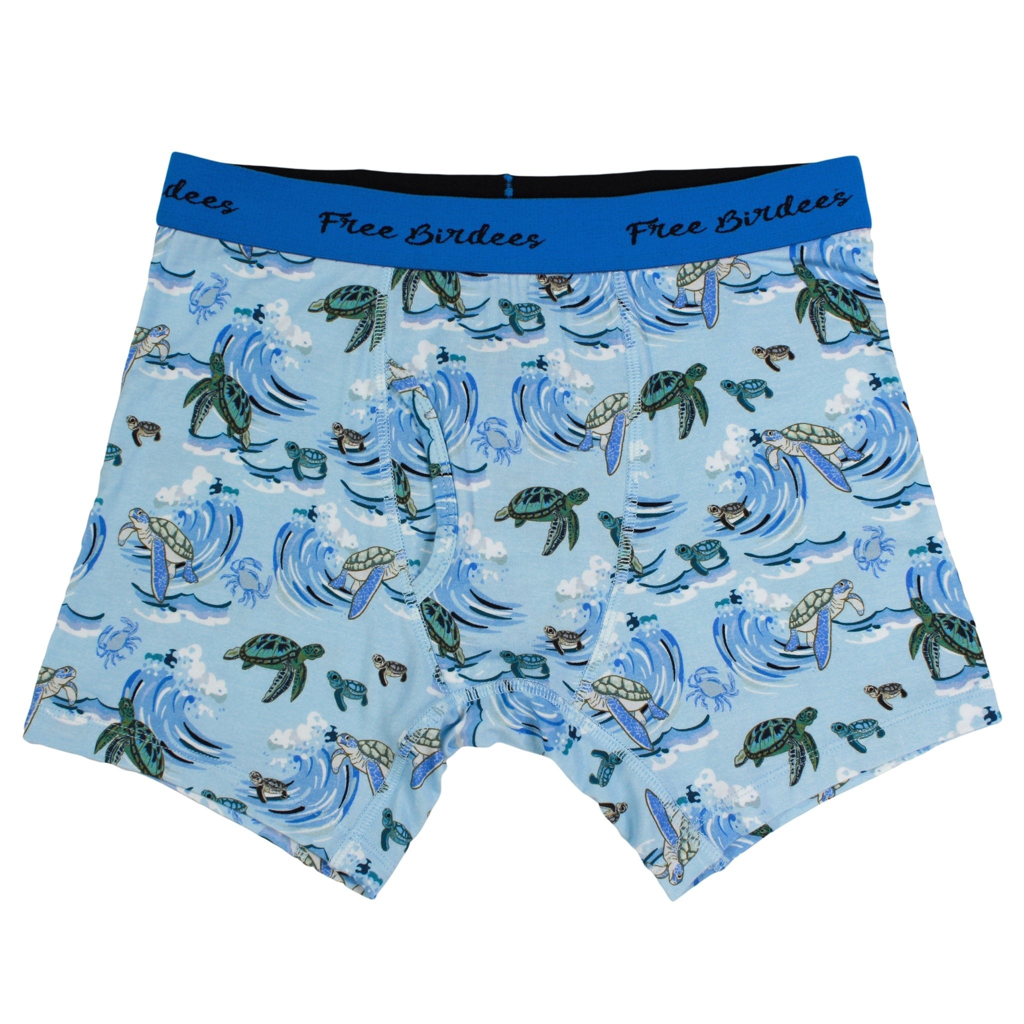 Go With The Flow Sea Turtles Men's Boxer Briefs