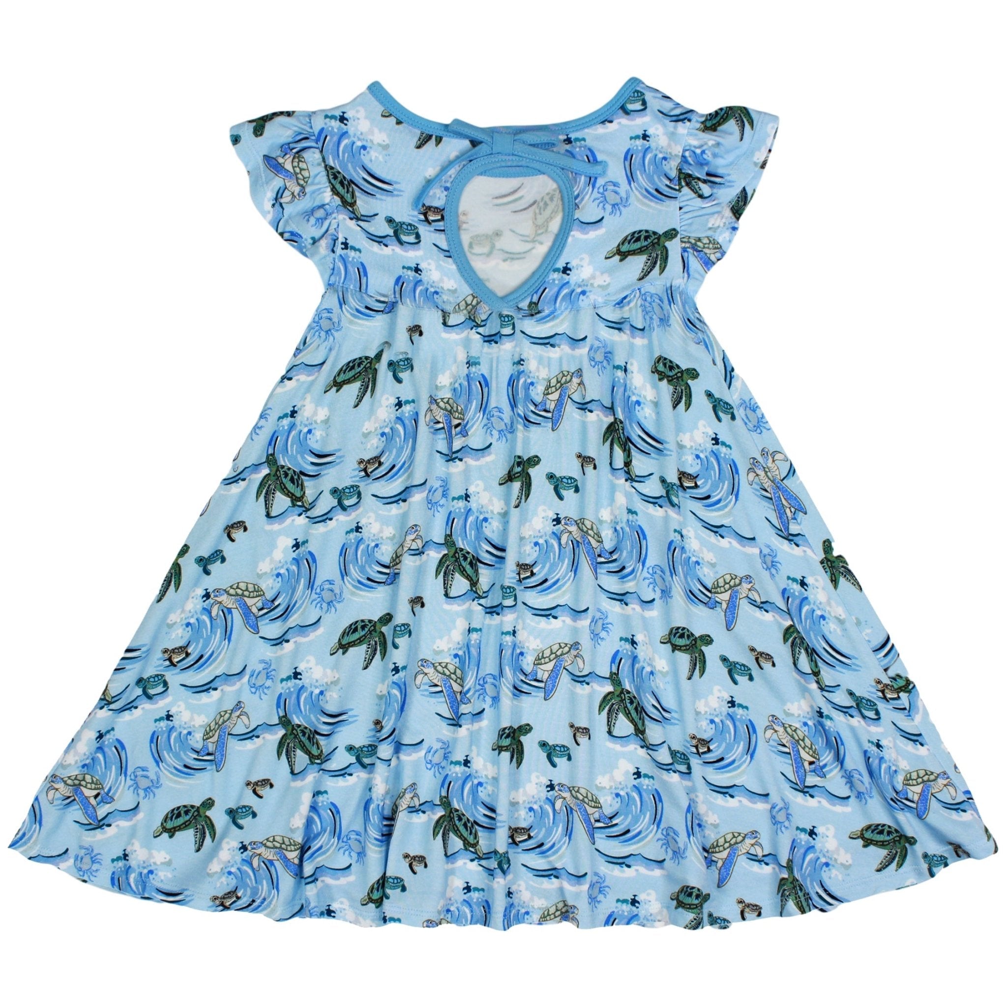 Go With The Flow Sea Turtles Twirling Dress (2t-6y)