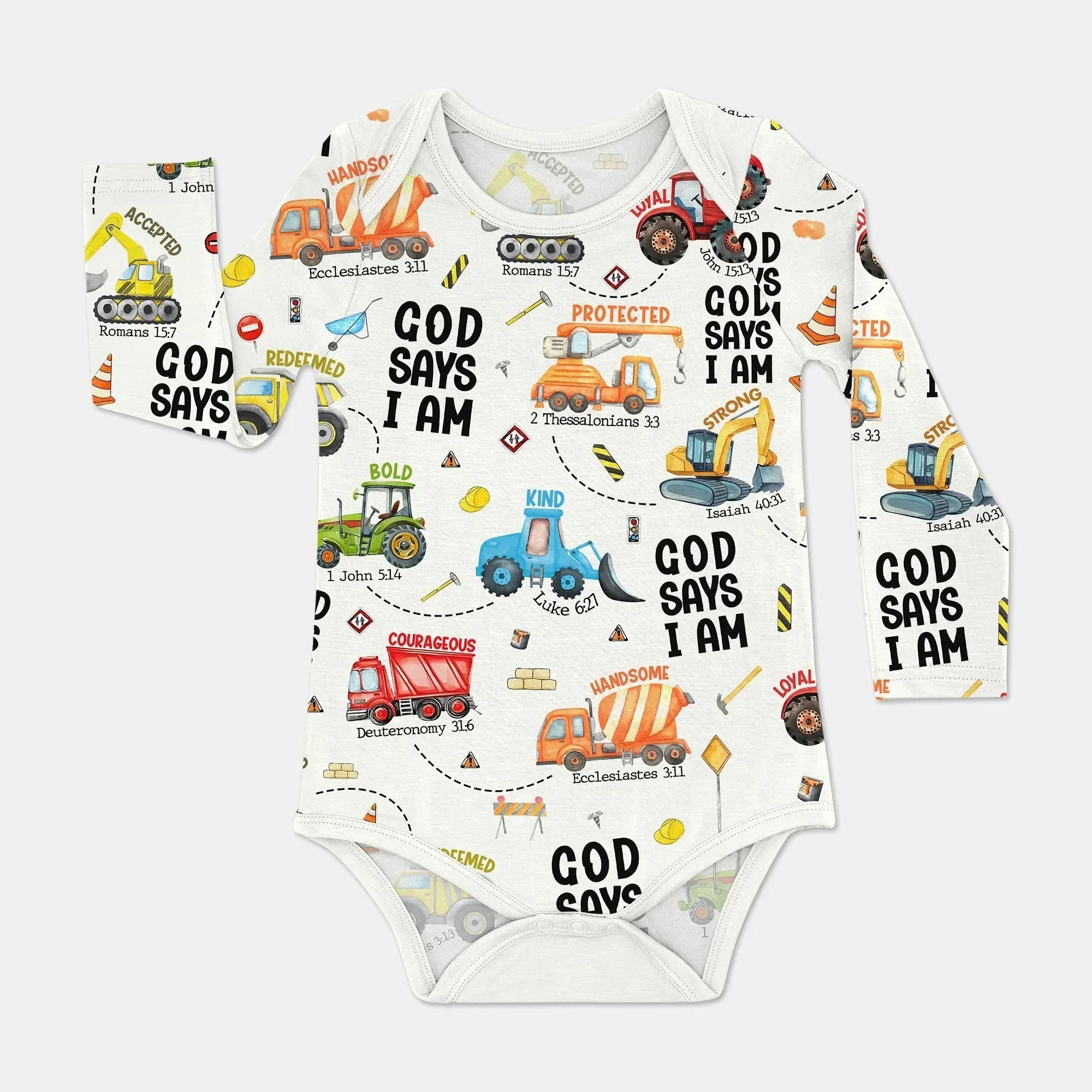 God Says I Am Boy Bodysuit