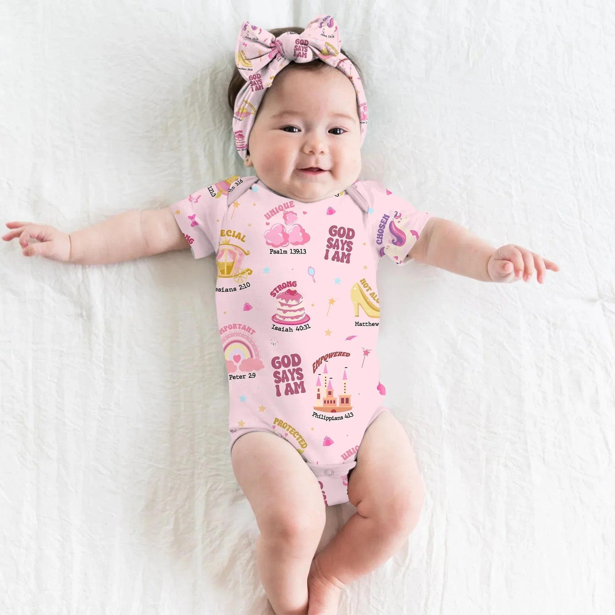 God Says I Am Girl Bodysuit