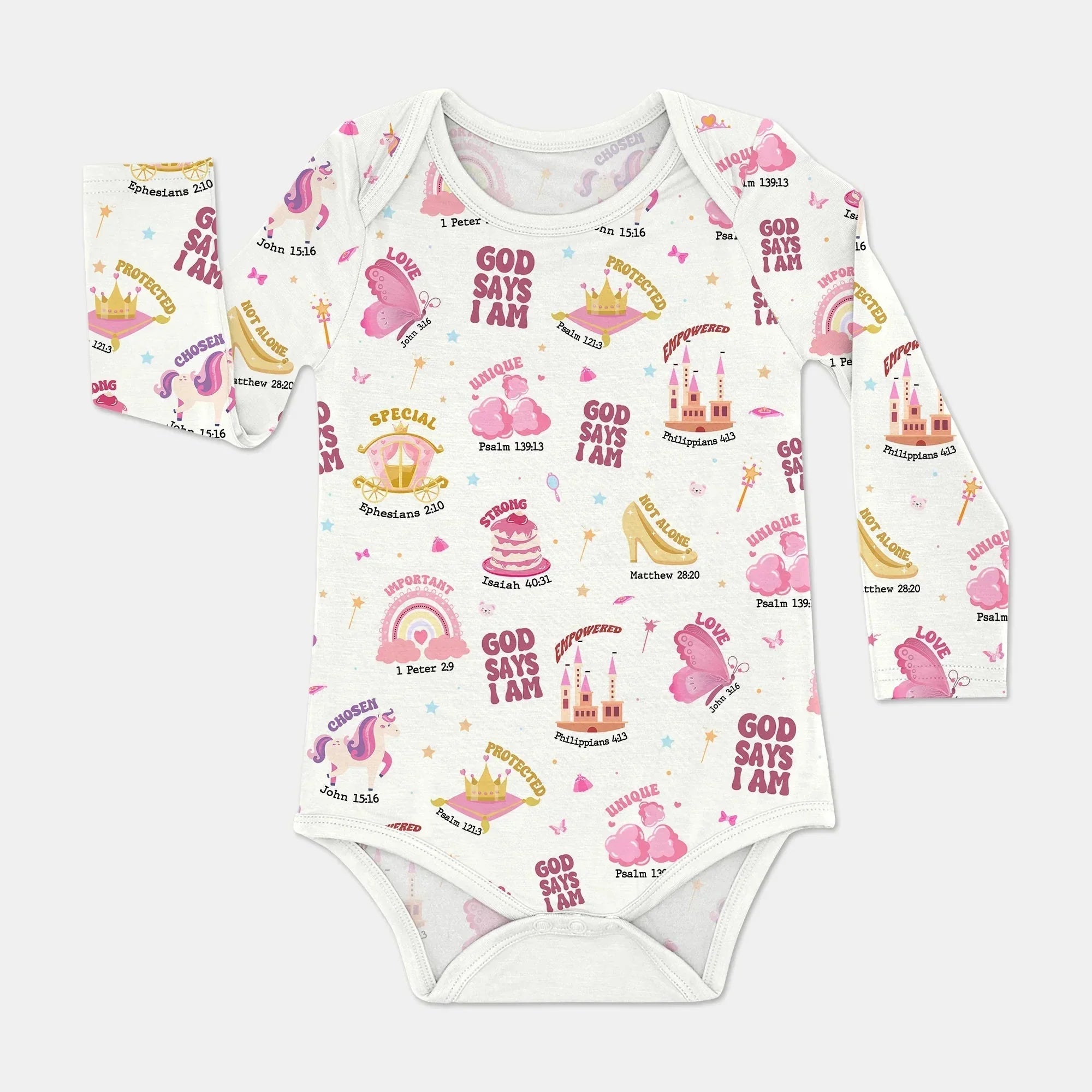 God Says I Am Girl Bodysuit