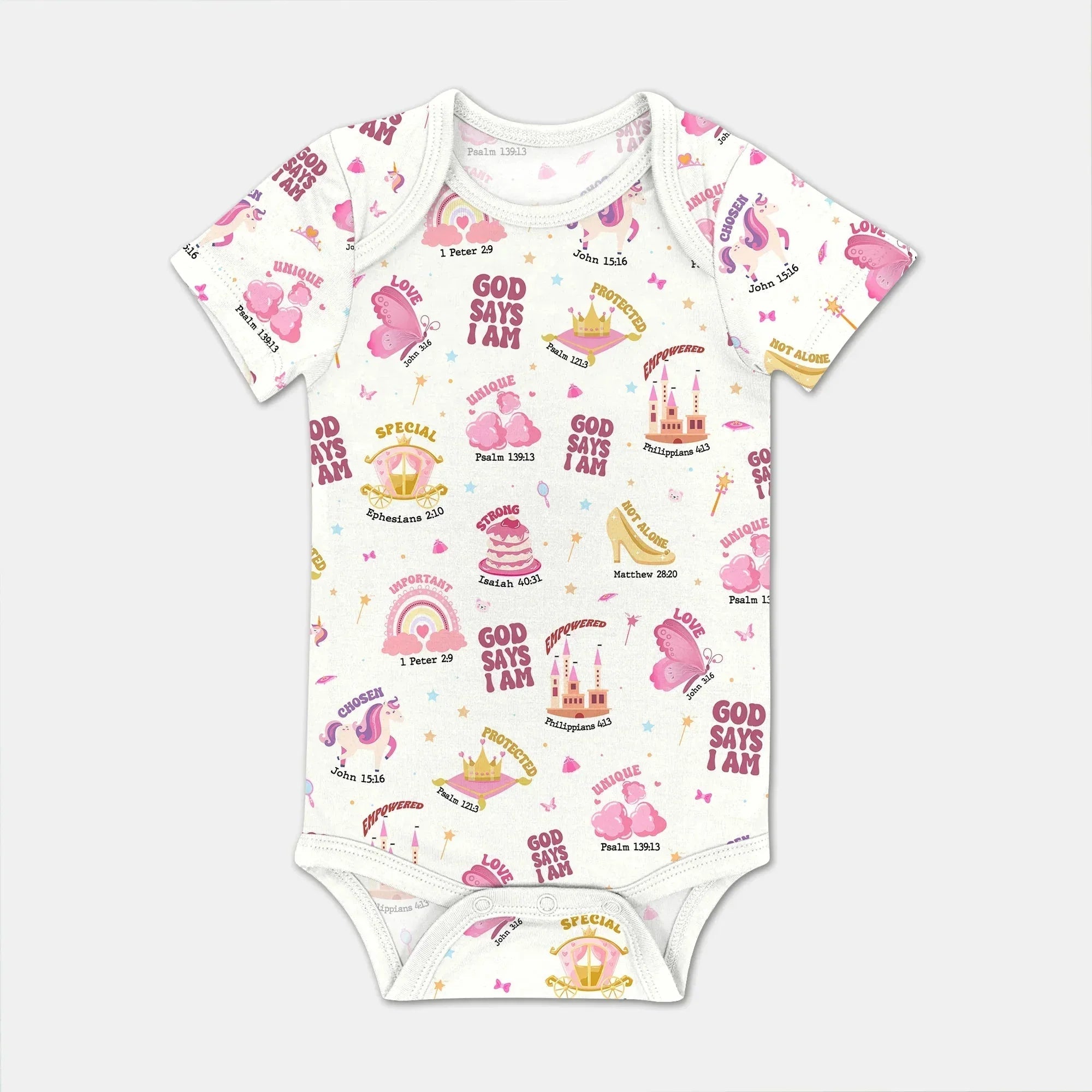 God Says I Am Girl Bodysuit