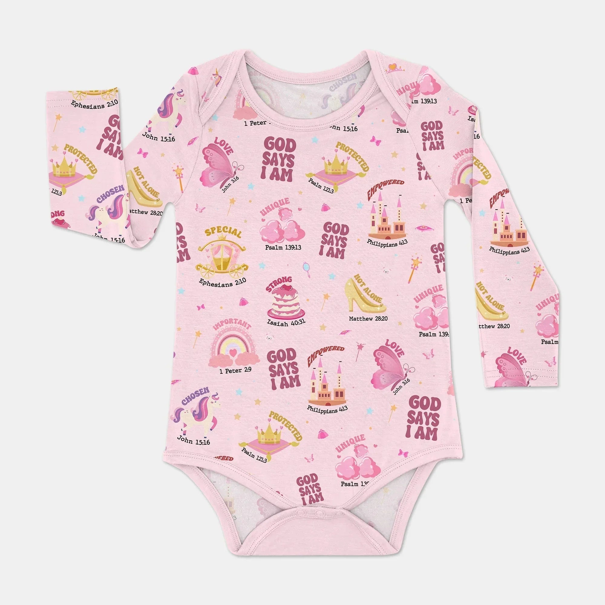 God Says I Am Girl Bodysuit