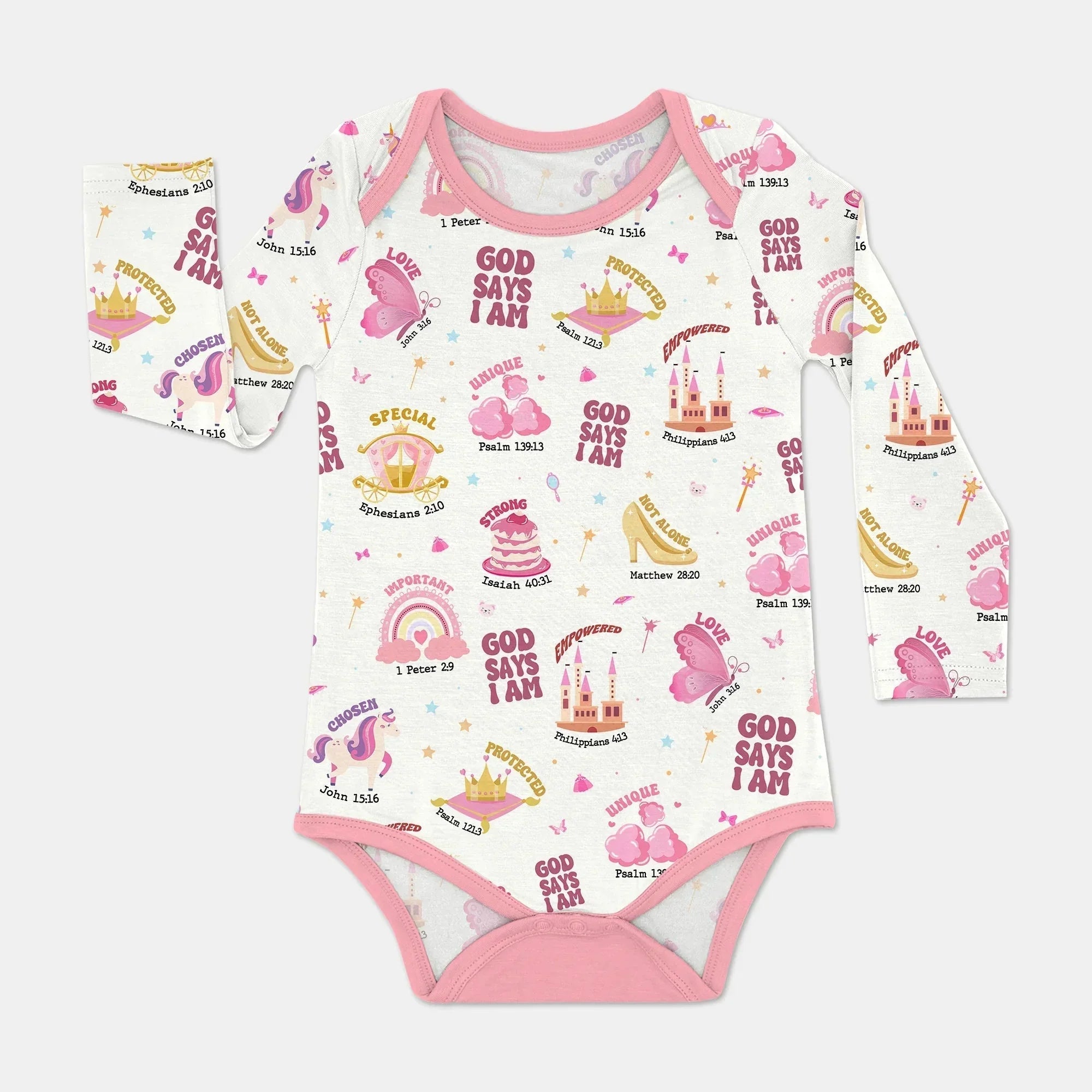 God Says I Am Girl Bodysuit
