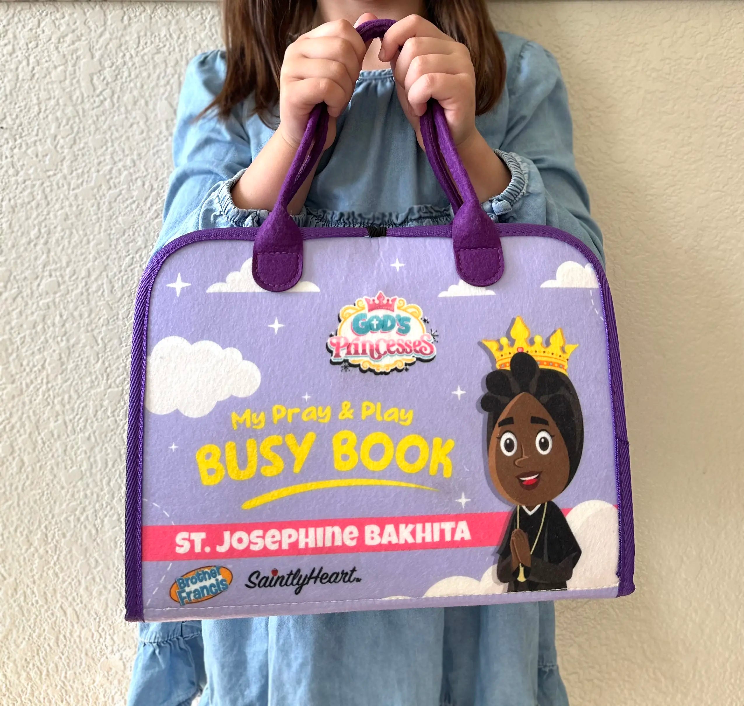 God's Princesses Vol. 1 Felt Busy Book - St. Joan Of Arc And St. Josephine Bakhita