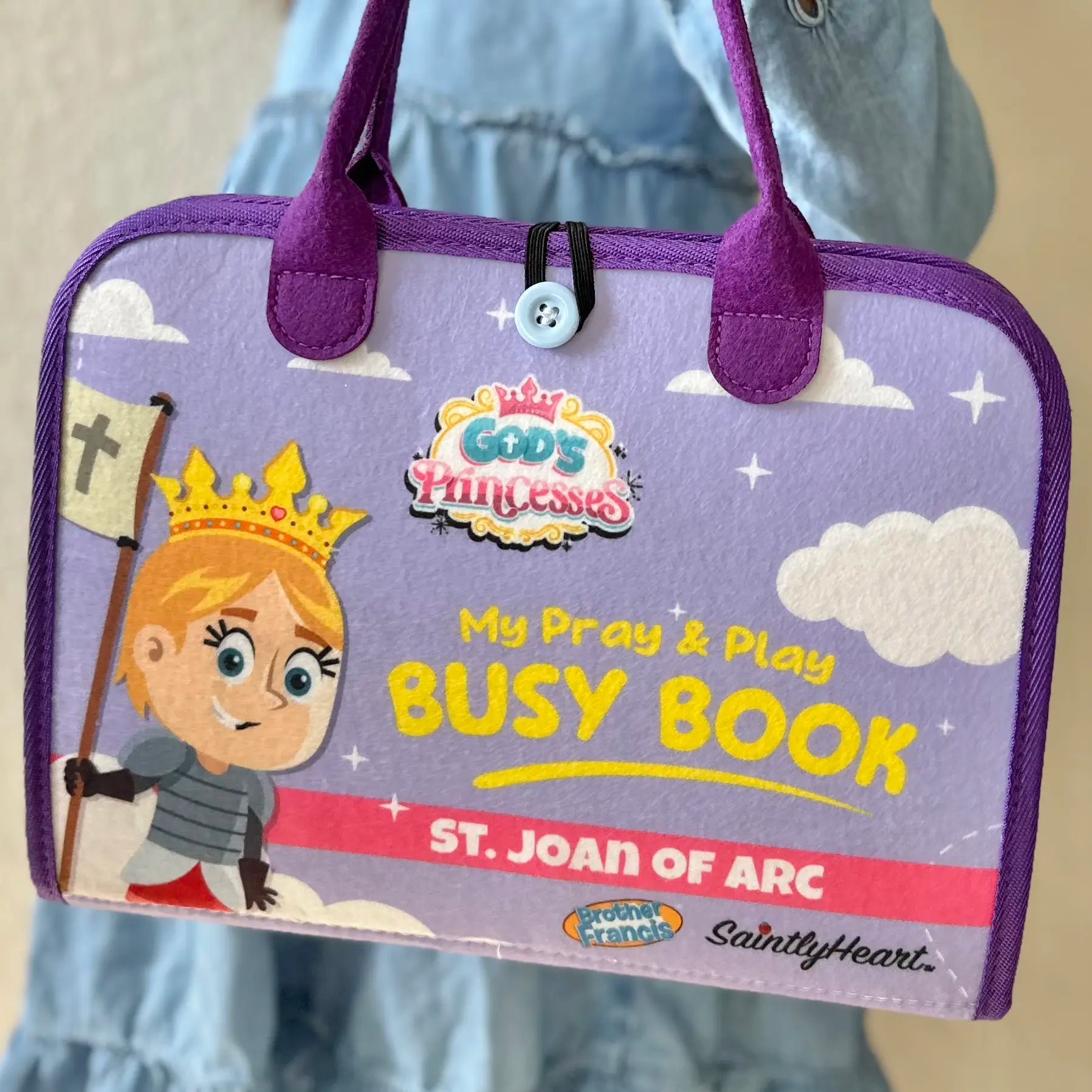 God's Princesses Vol. 1 Felt Busy Book - St. Joan Of Arc And St. Josephine Bakhita