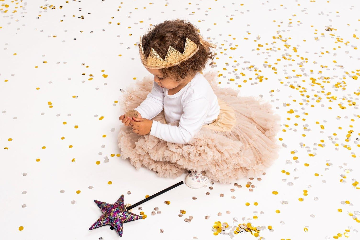 Gold Sequins Fairy-tale Crown