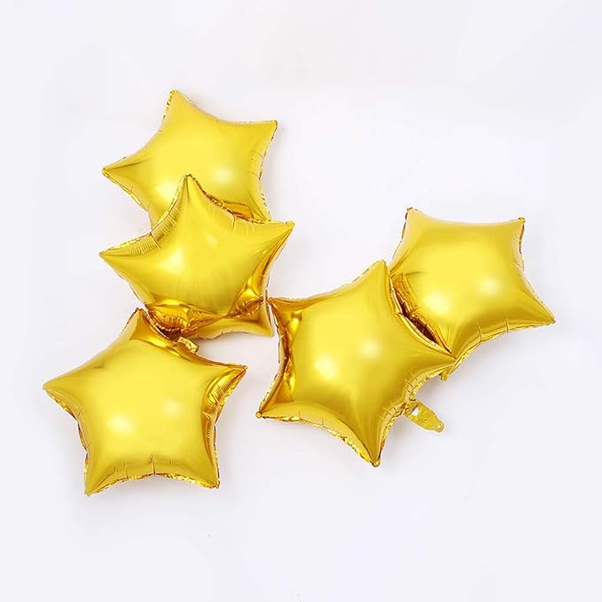Gold Star Balloon Pack