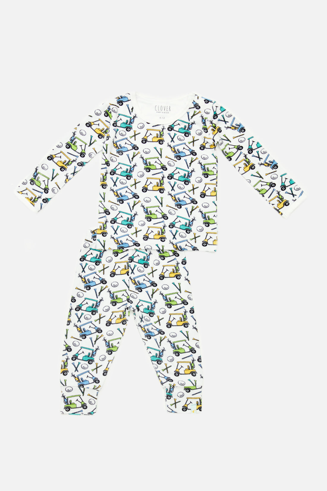 Long Sleeve Pajama Set - Golf