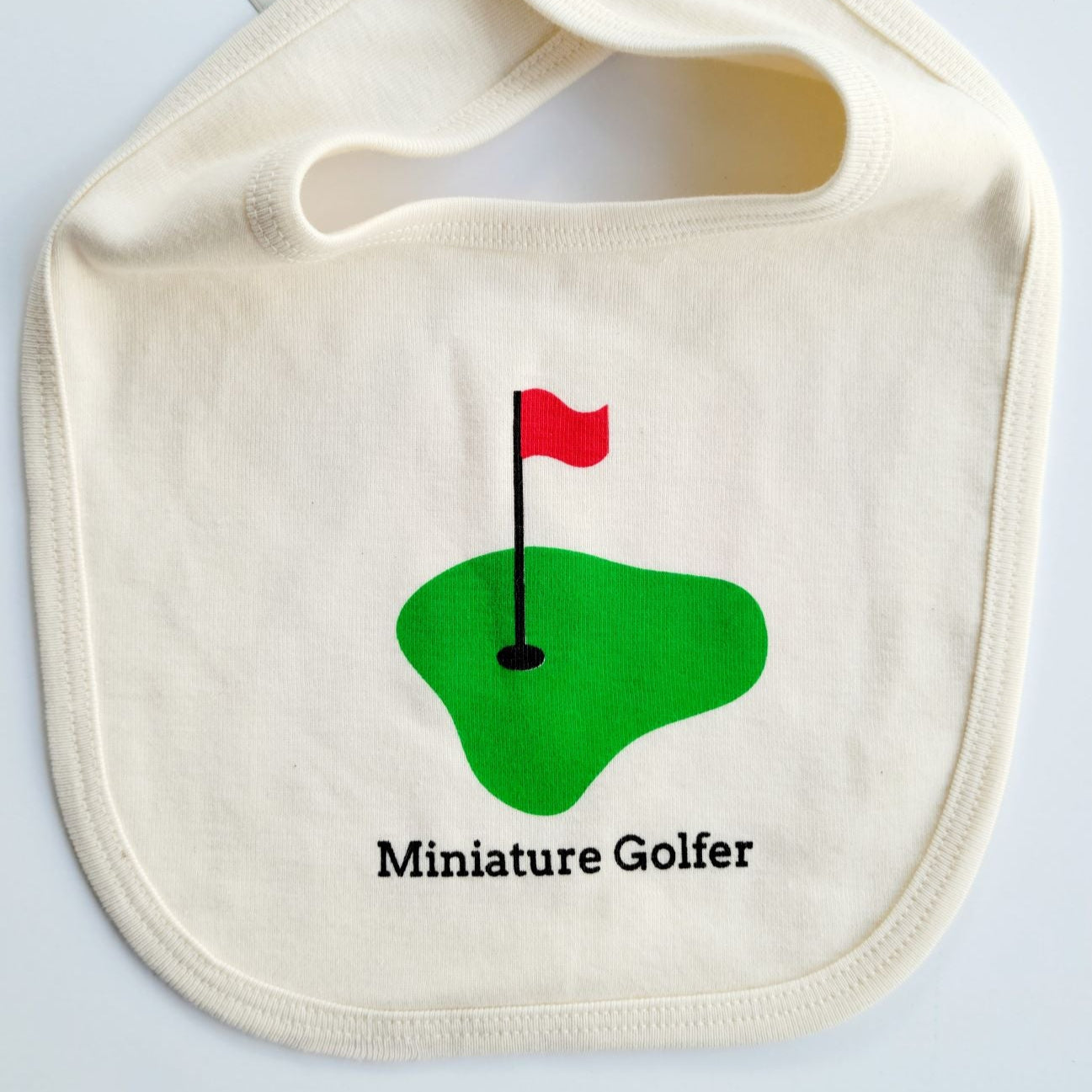 Mini Golfer Baby Bib