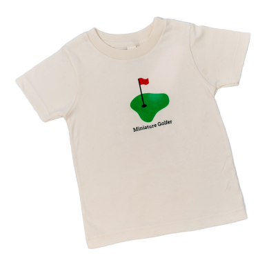 Mini Golfer Kids T-shirt