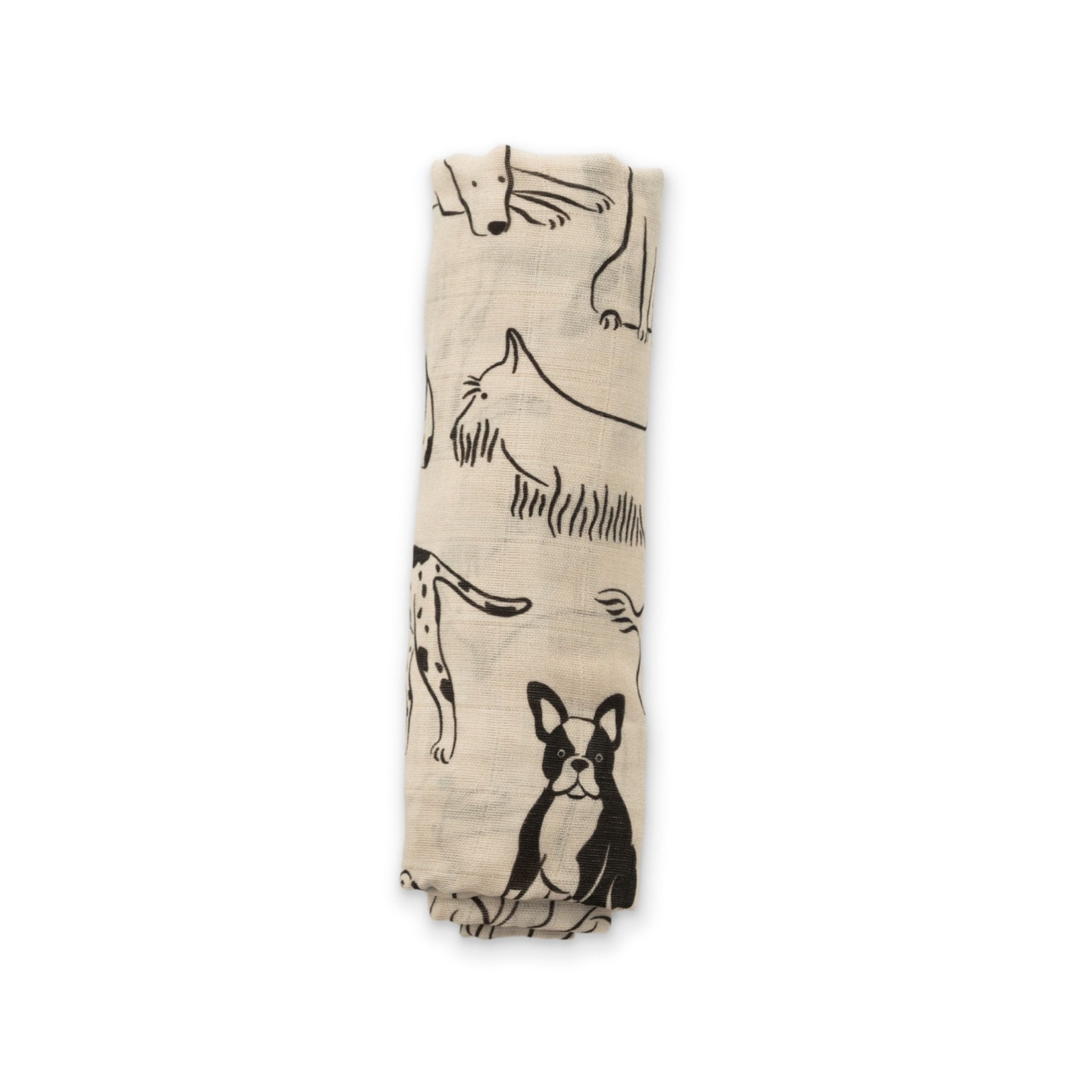 Good Dog Muslin Swaddle Blanket