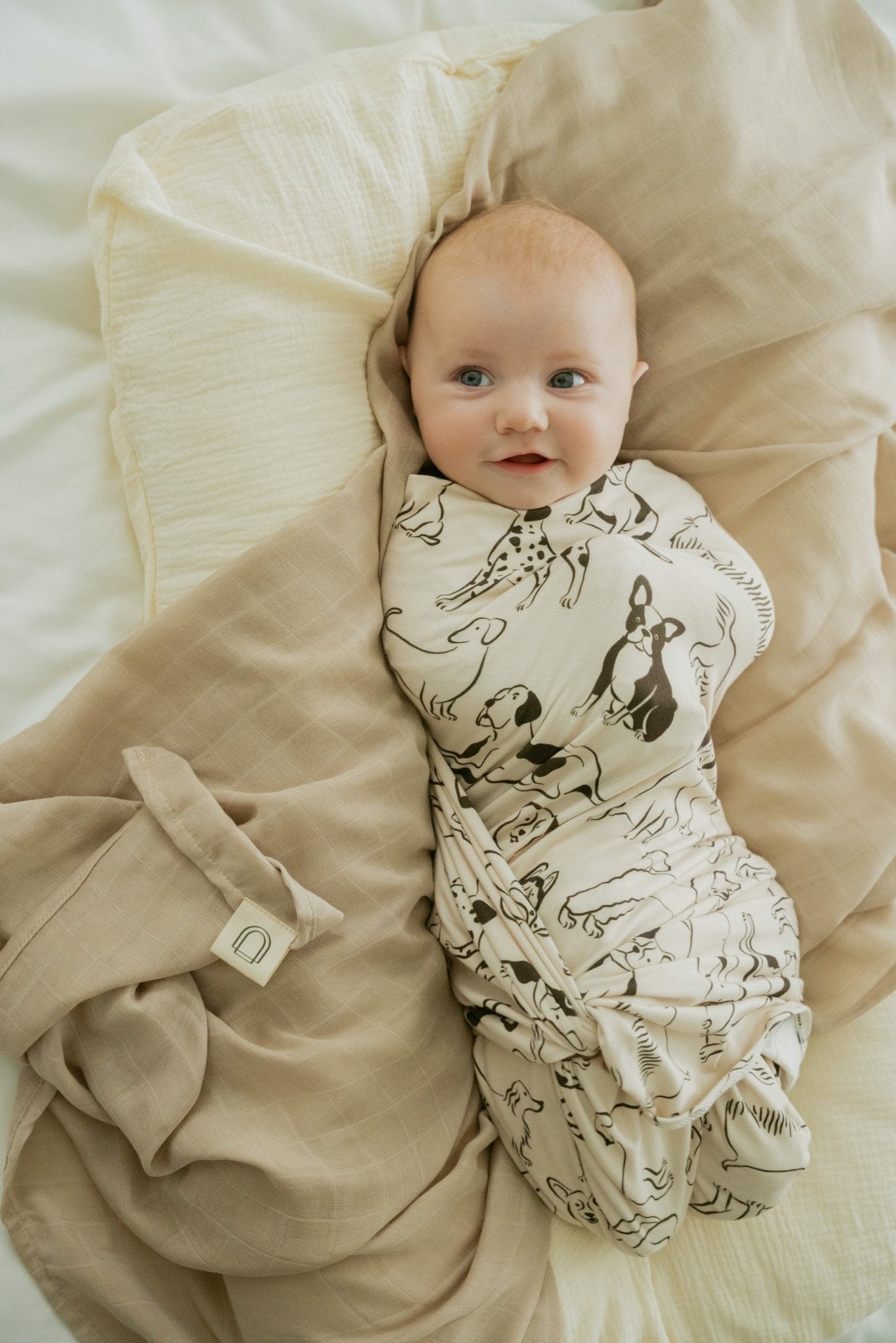 Good Dog Stretch Swaddle Blanket