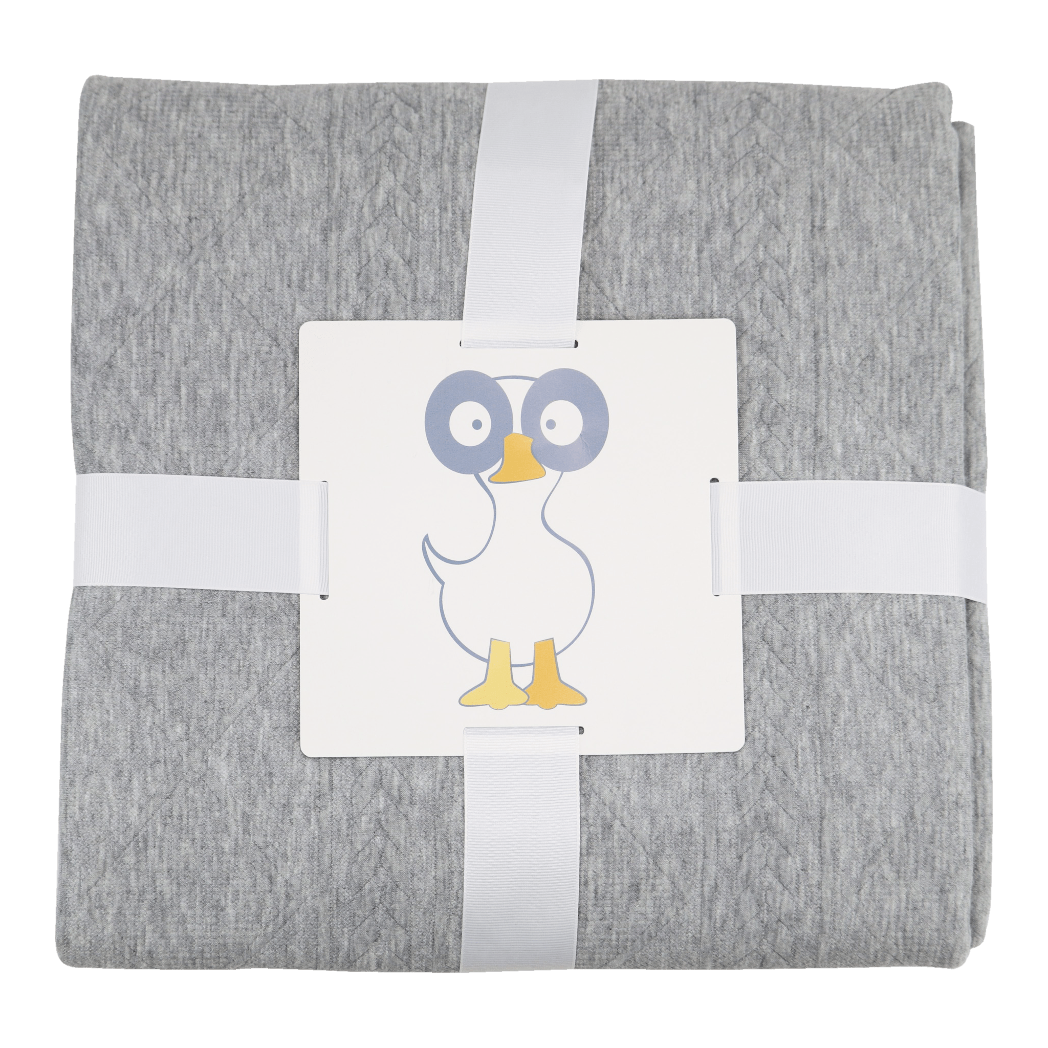 Mommy & Me Knit Blanket Set - Gray