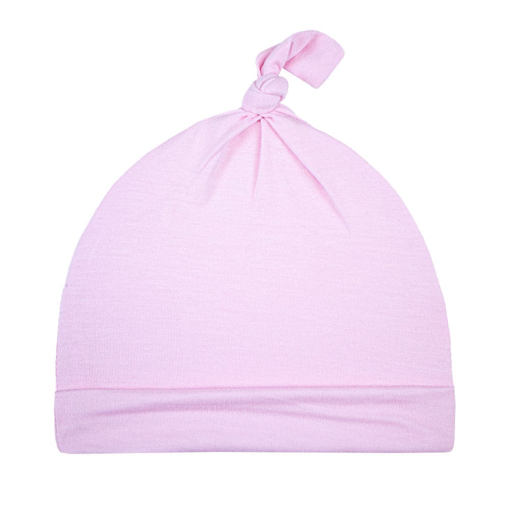 Pink Knotted Baby Beanie