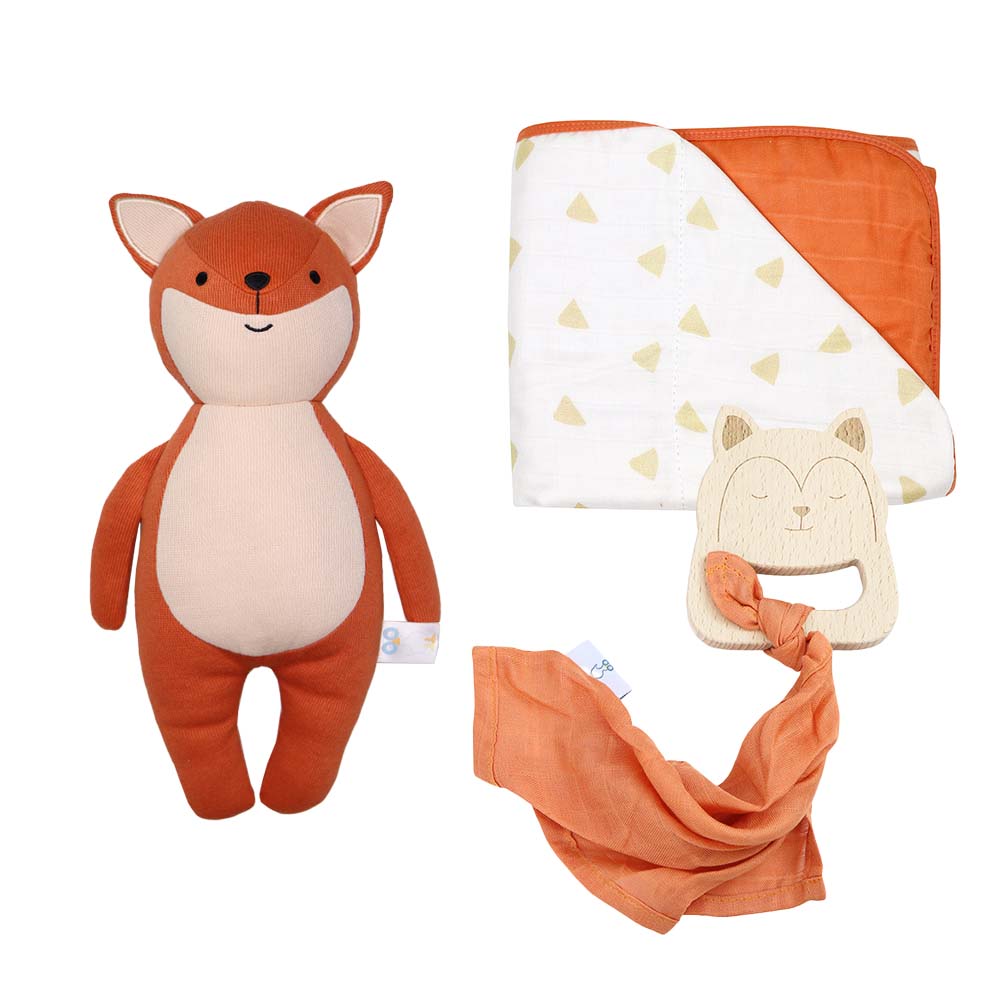 Terracotta Fox Gift Set