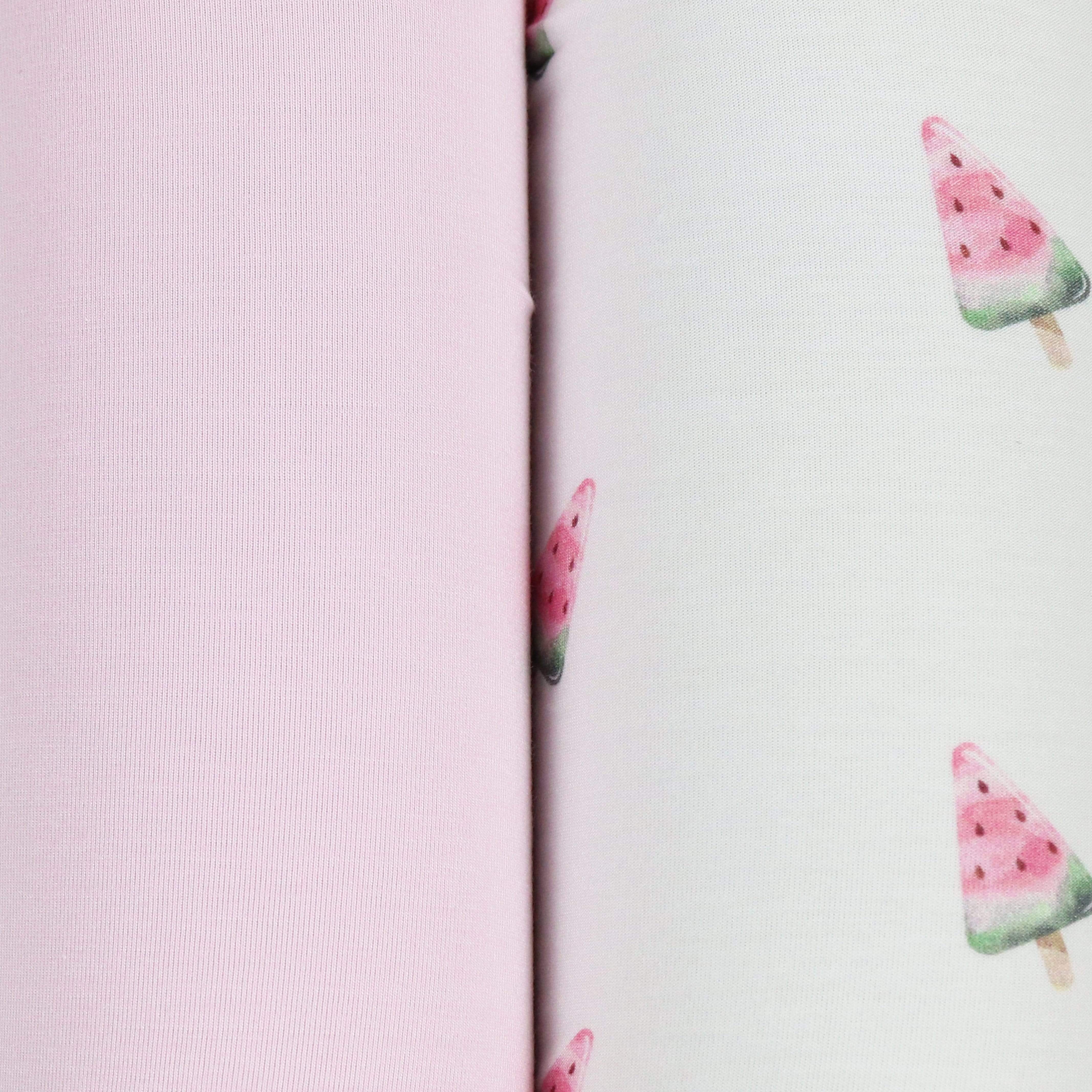Watermelon Popsicle And Pink 2 Pk Swaddle Blanket