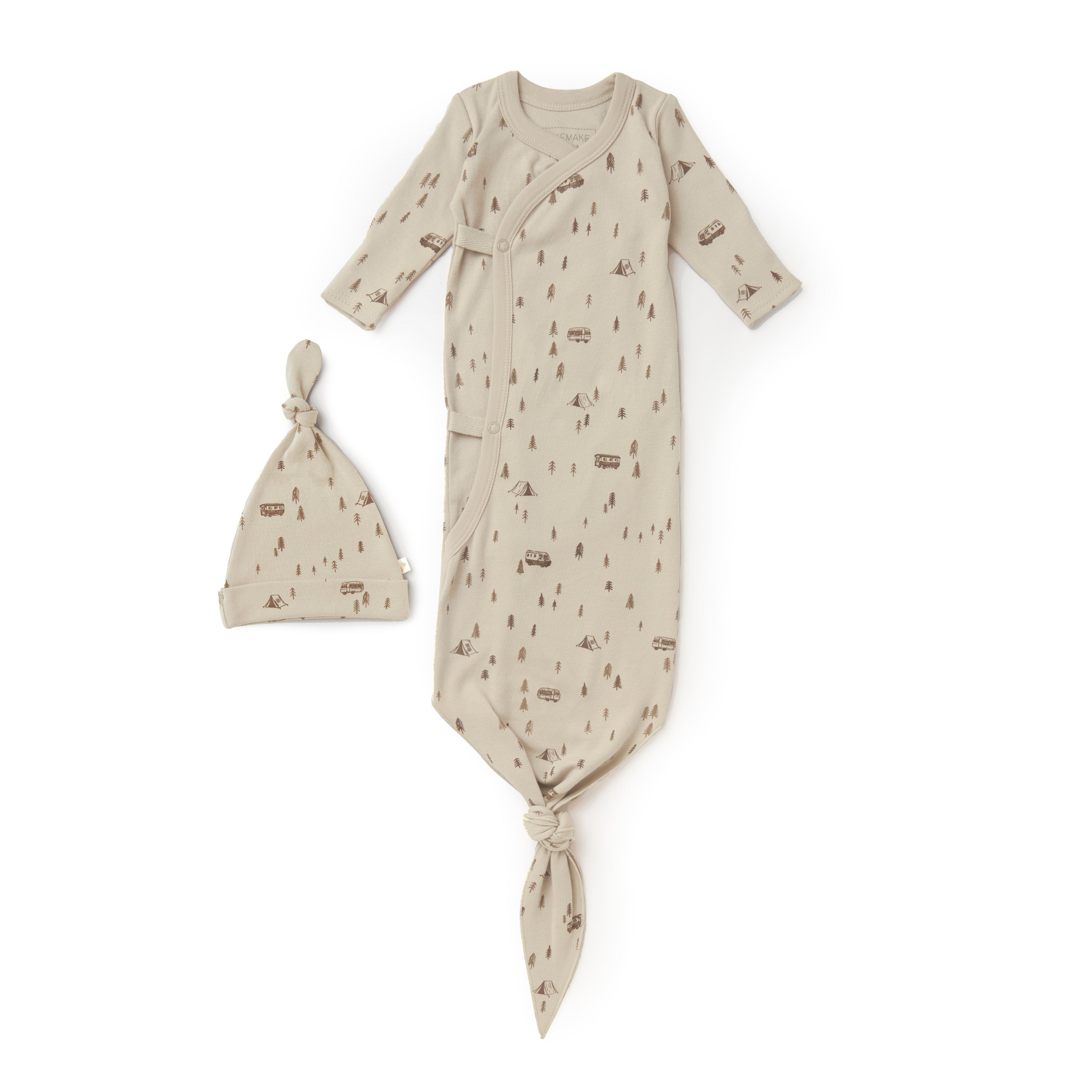 Organic Baby Sleep Gown Knotted - Camplife