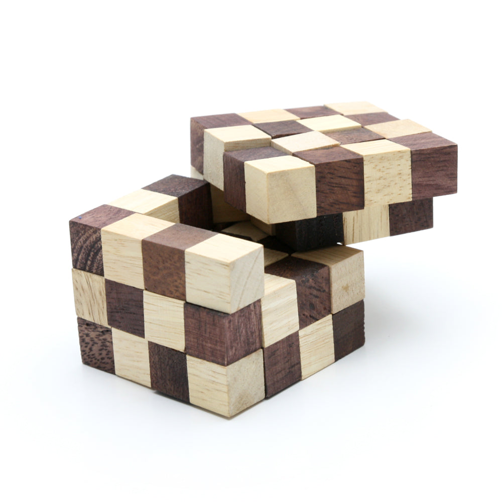 Anaconda Cube 4x4x4 - Hard Snake Cube Puzzle