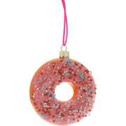 Large Frosted Sprinkle Donut Ornament