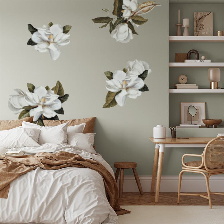 Grand Magnolia Florals Wall Decals