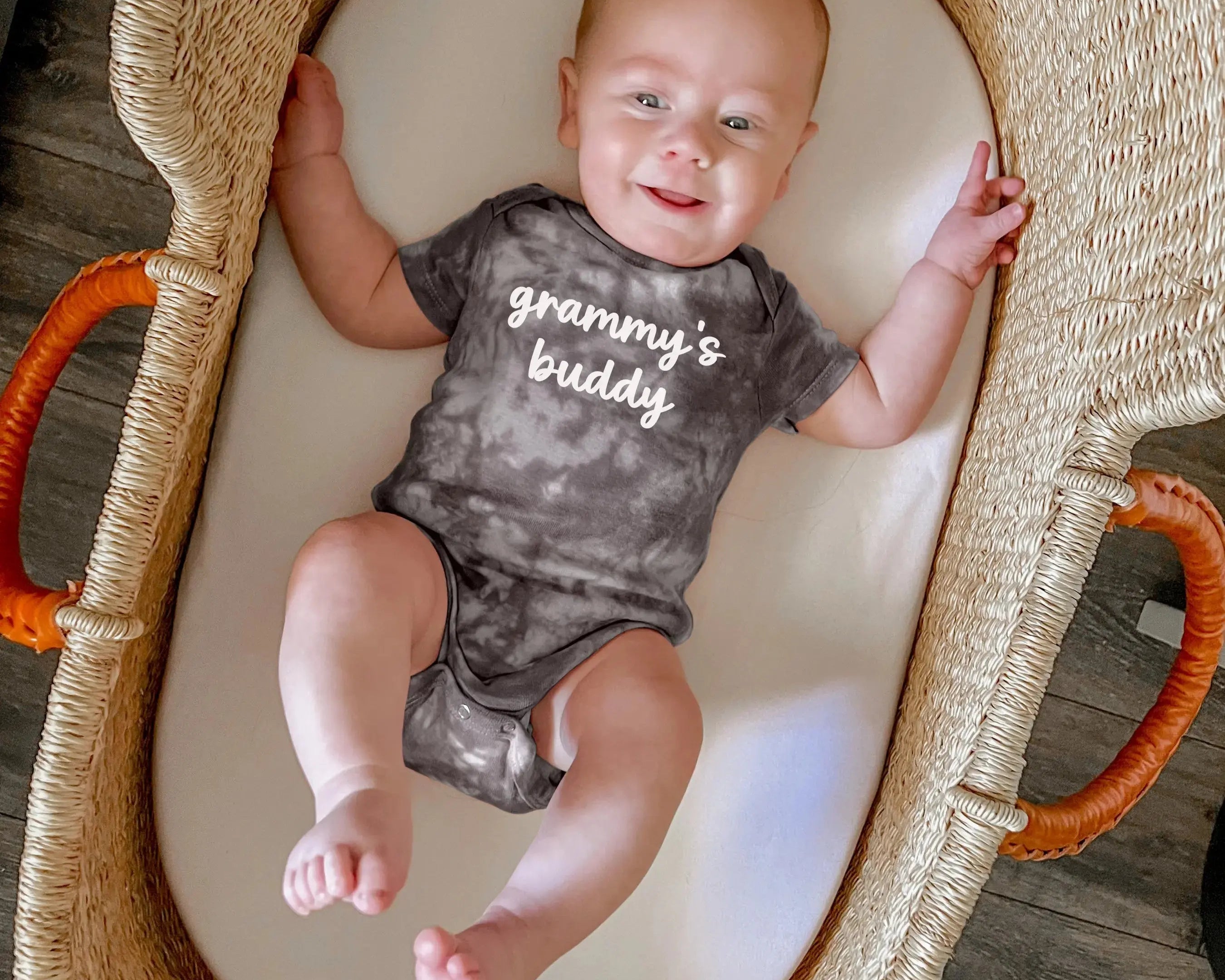 Tie Dye Personalized Grandma And Me Shirt Set