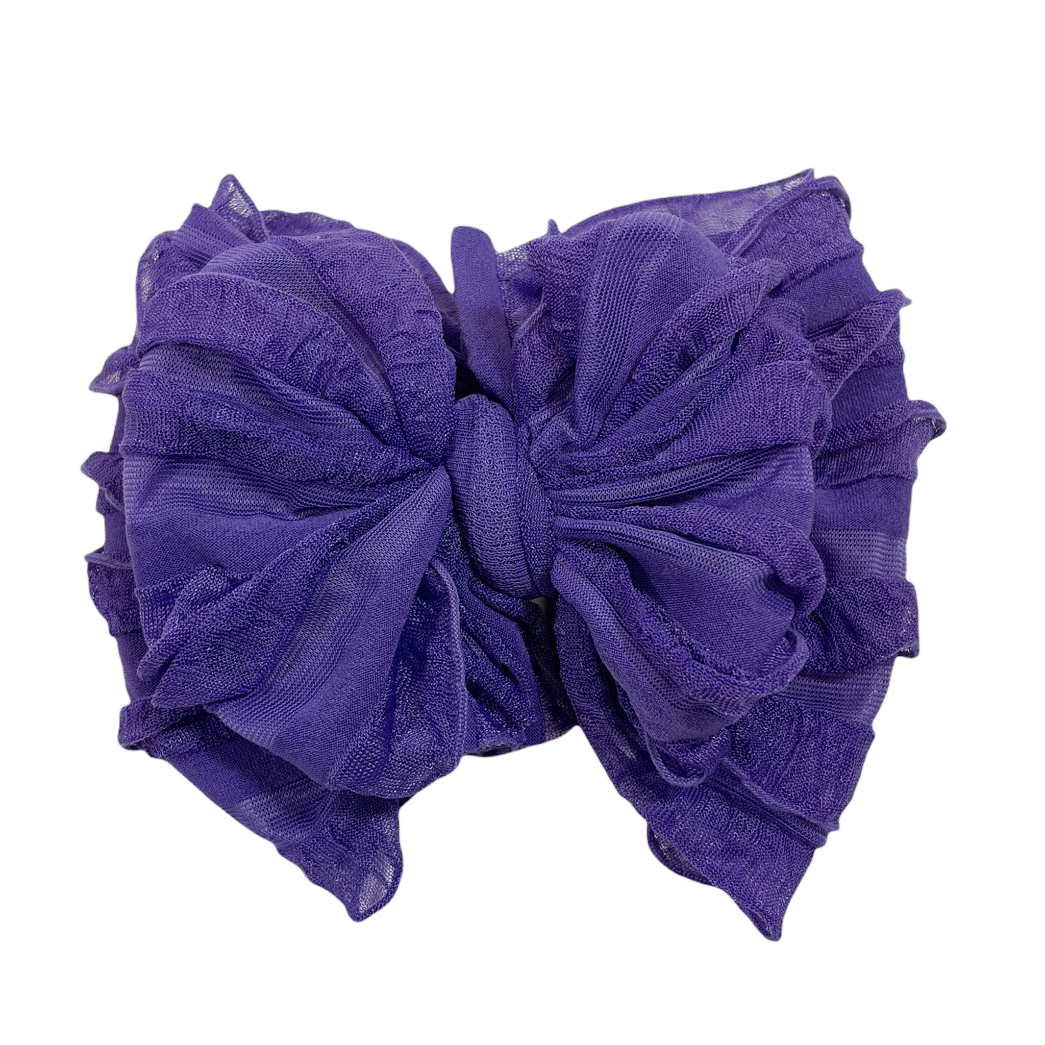 Grape | Signature Ruffled Baby Headband