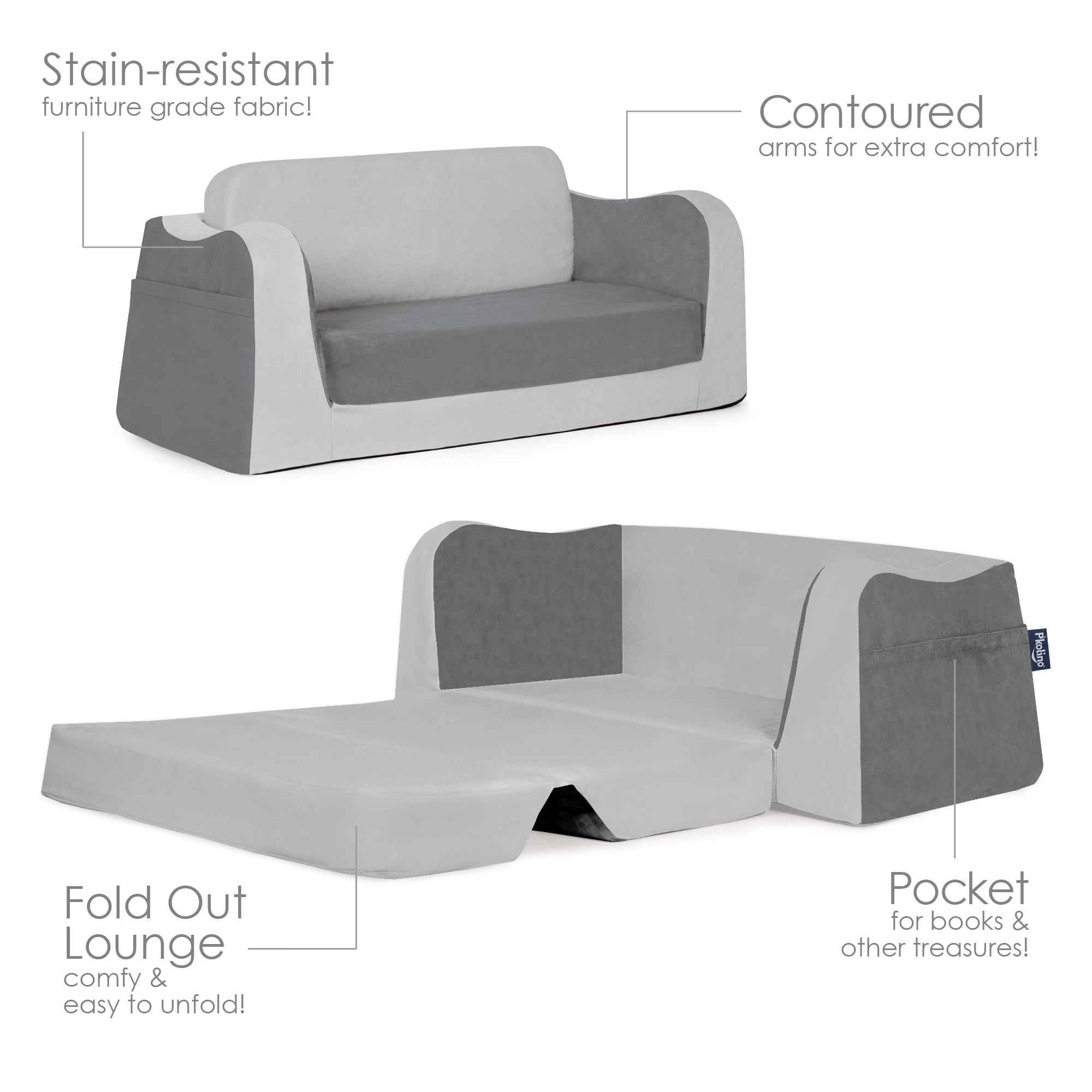 Little Reader Sofa Lounge - Grey