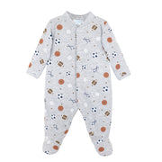 All Star Winter Sports Printed Footie | Baby Boy